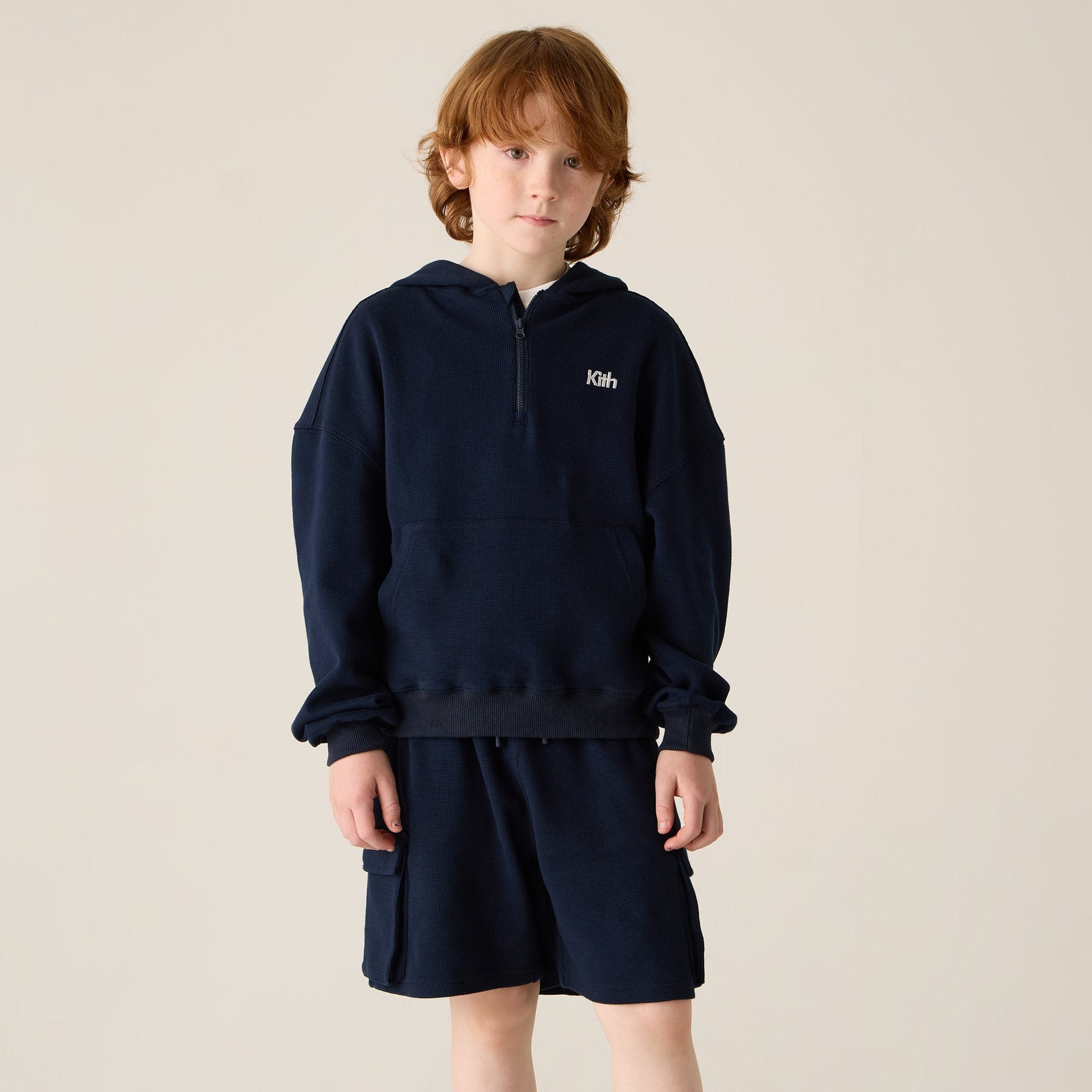 Kith Kids Waffle Fairfax Short - Nocturnal