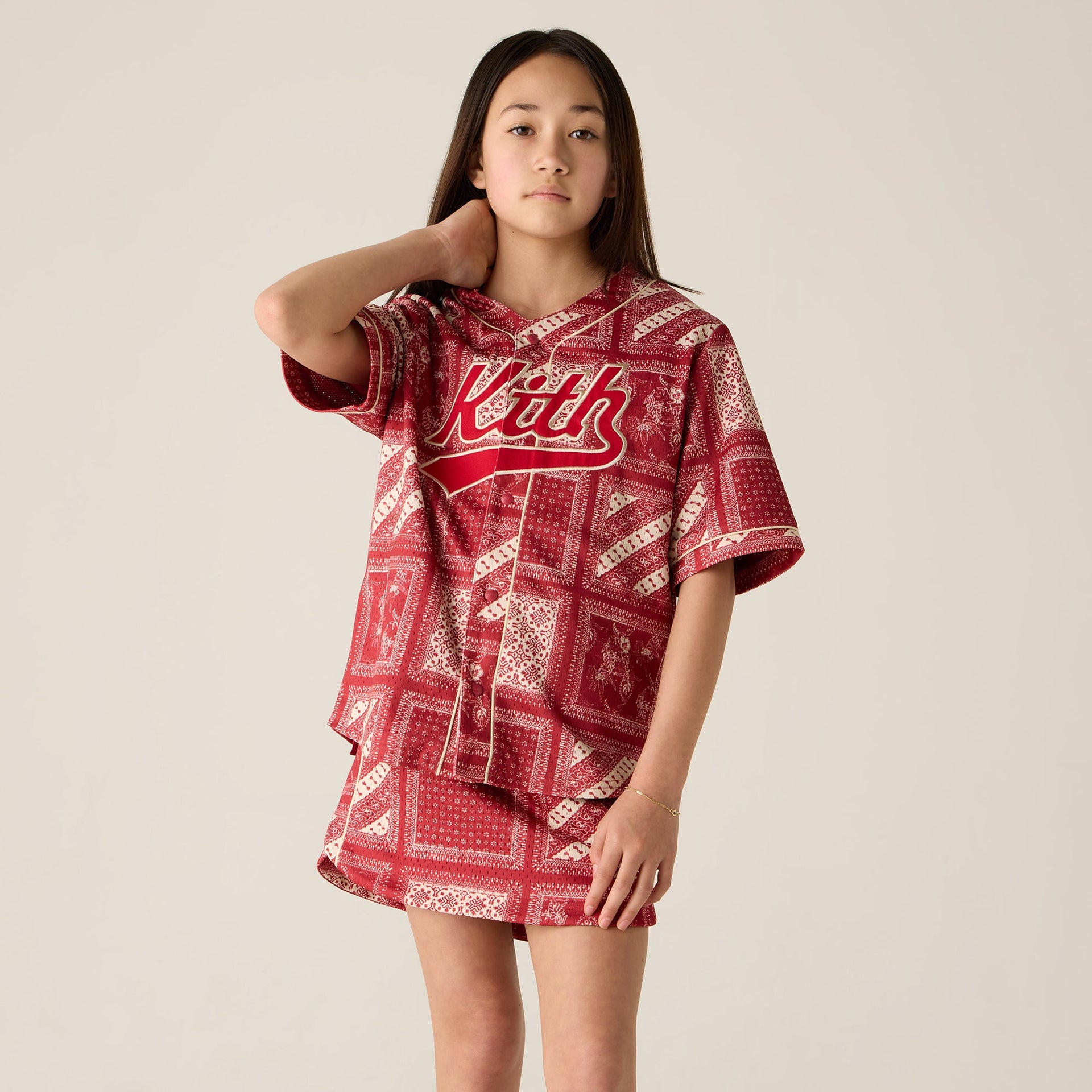 Kith Kids Baseball Mesh Shirt - Bitters