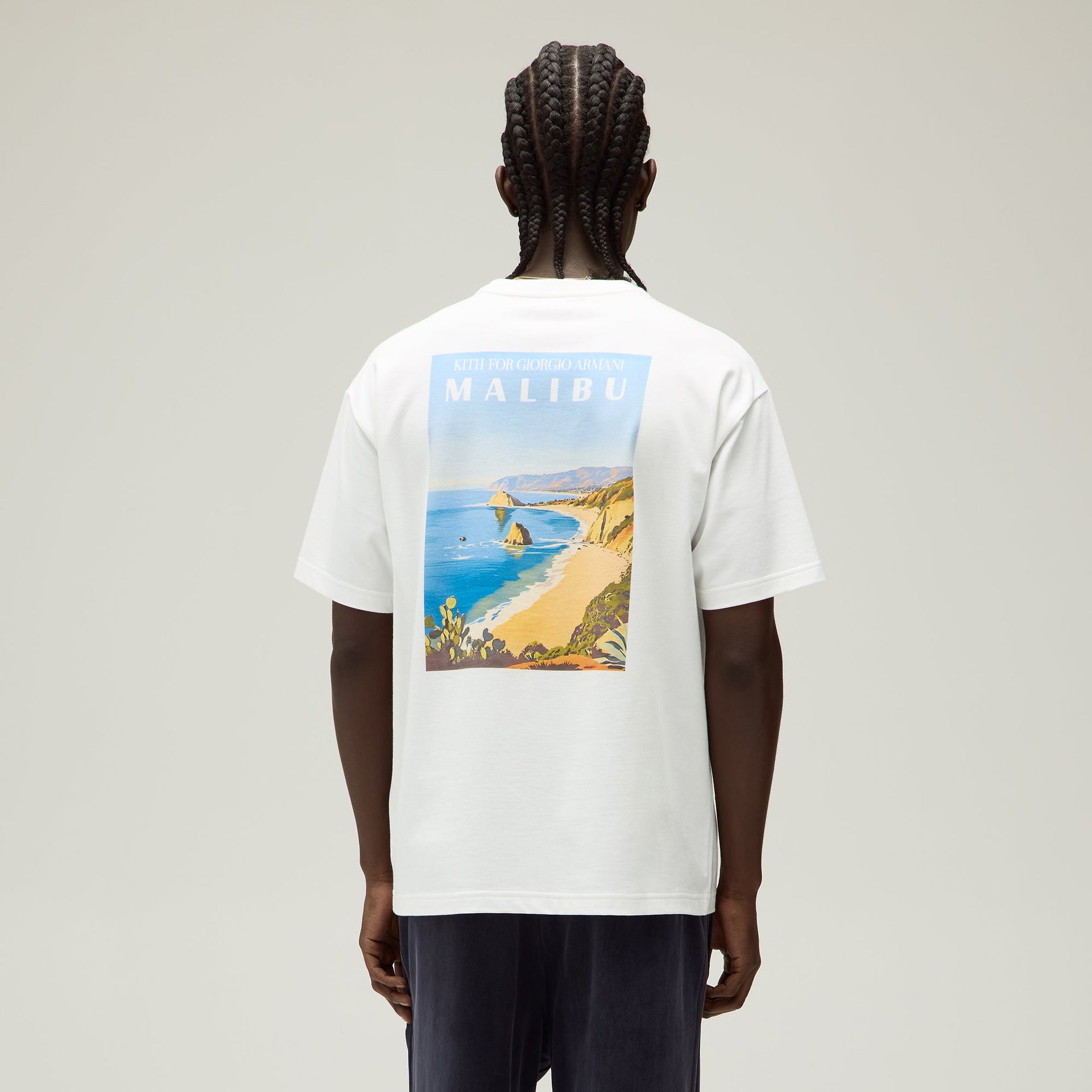 Giorgio Armani & Kith Malibu Tee - White
