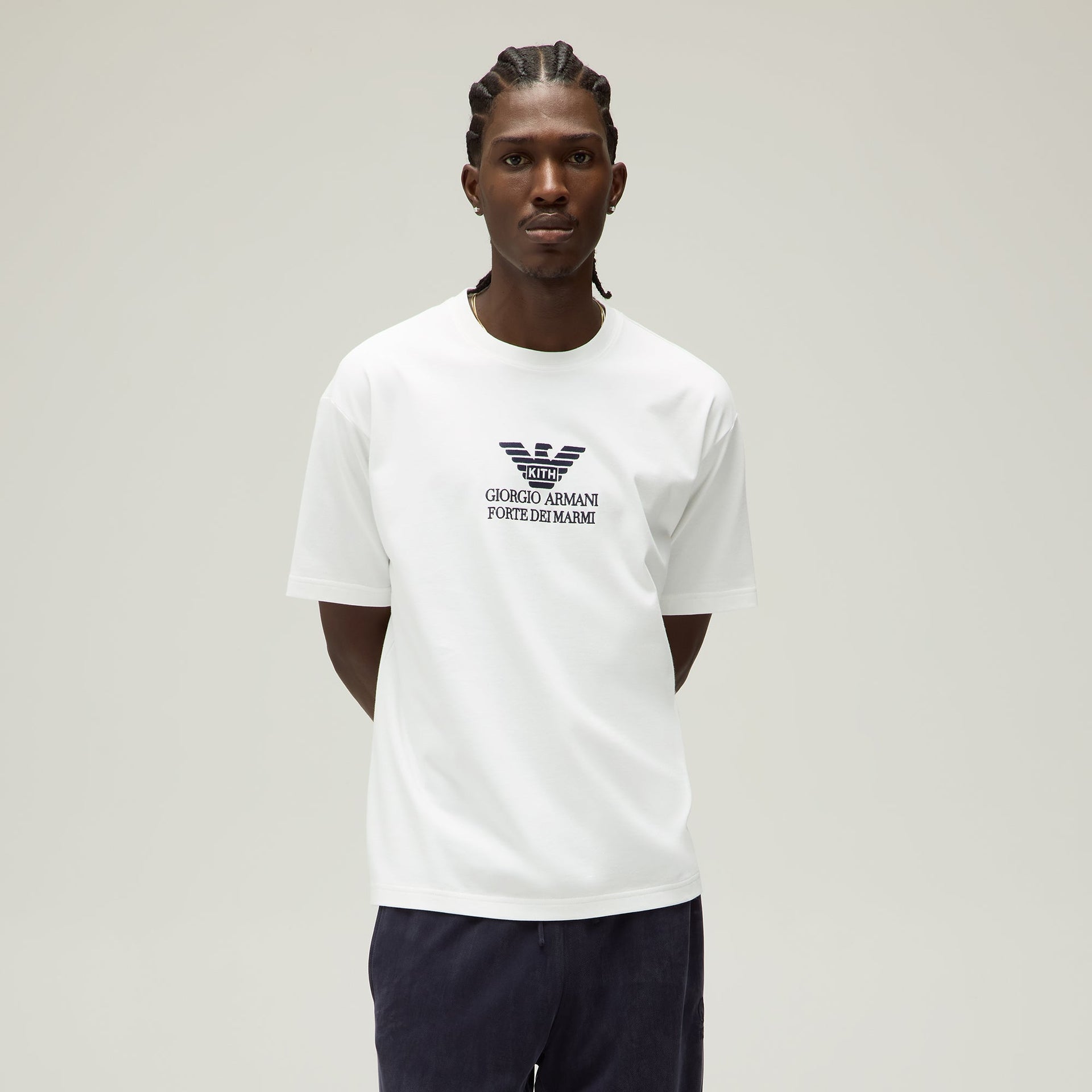 Giorgio Armani & Kith Forte dei Marmi Tee - White