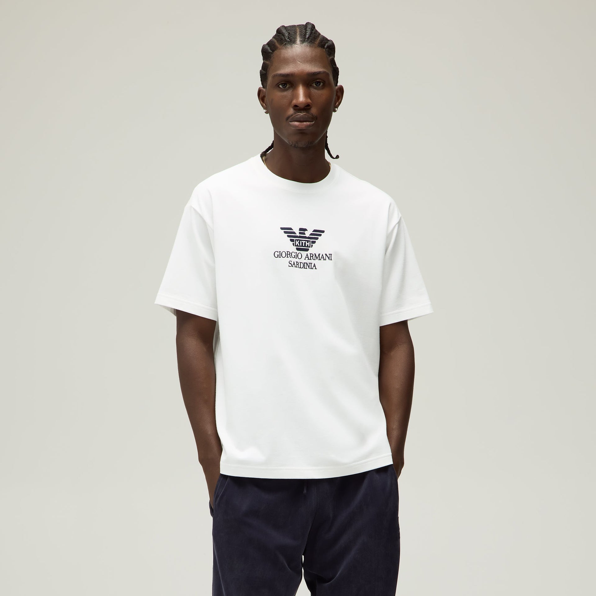 Giorgio Armani & Kith Sardinia Tee - White