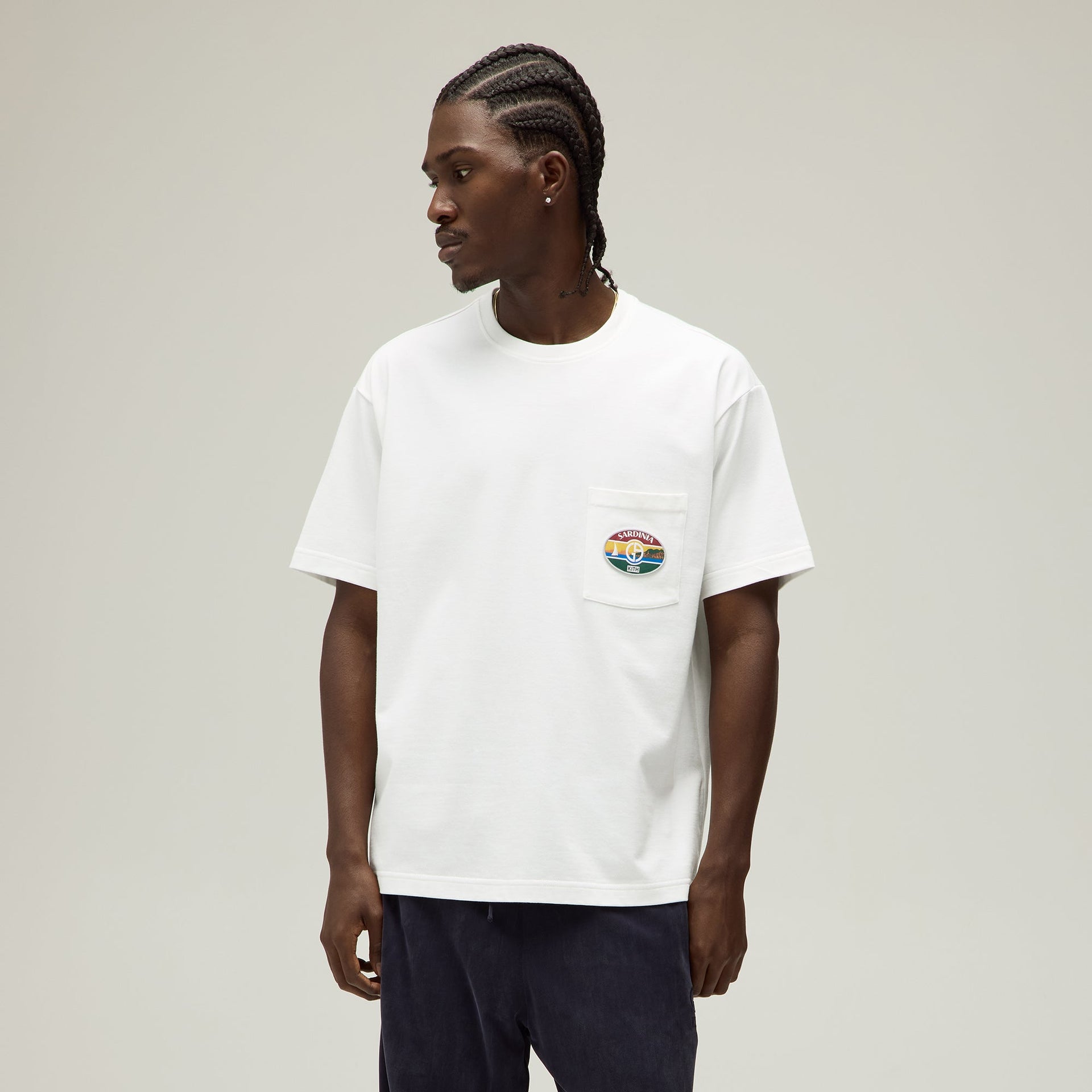 Giorgio Armani & Kith Sardinia Pocket Tee - White