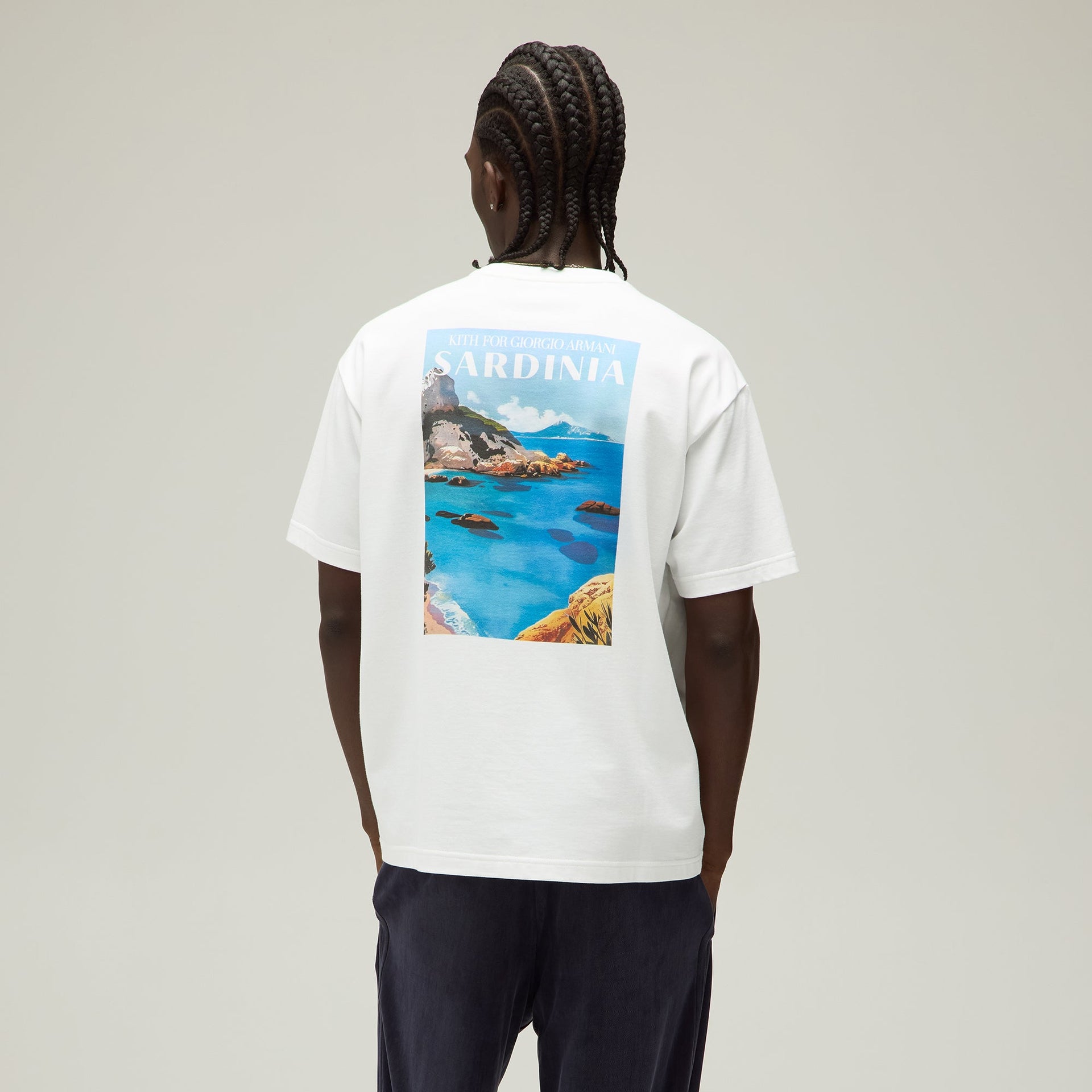 Giorgio Armani & Kith Sardinia Pocket Tee - White