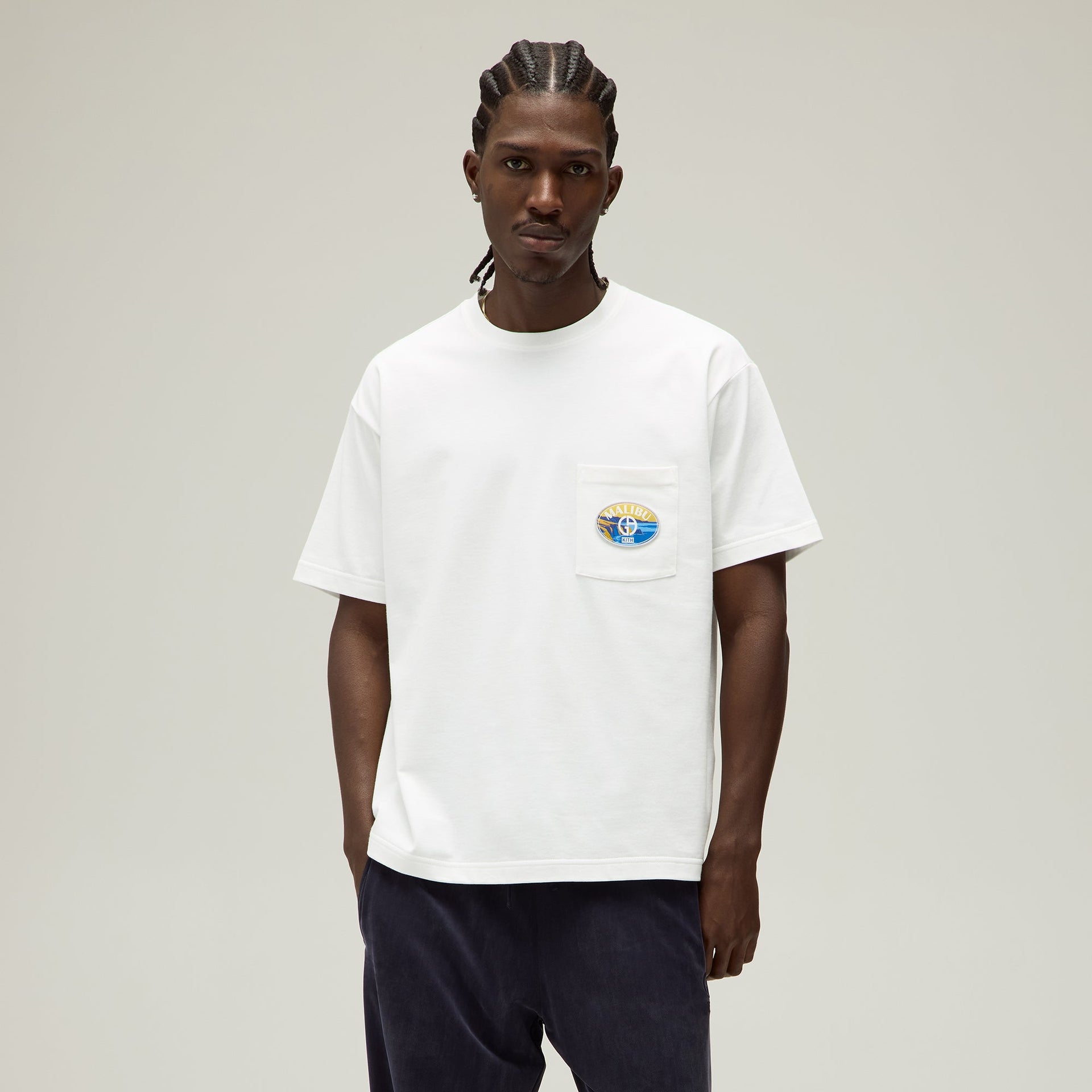 Giorgio Armani & Kith Malibu Pocket Tee - White