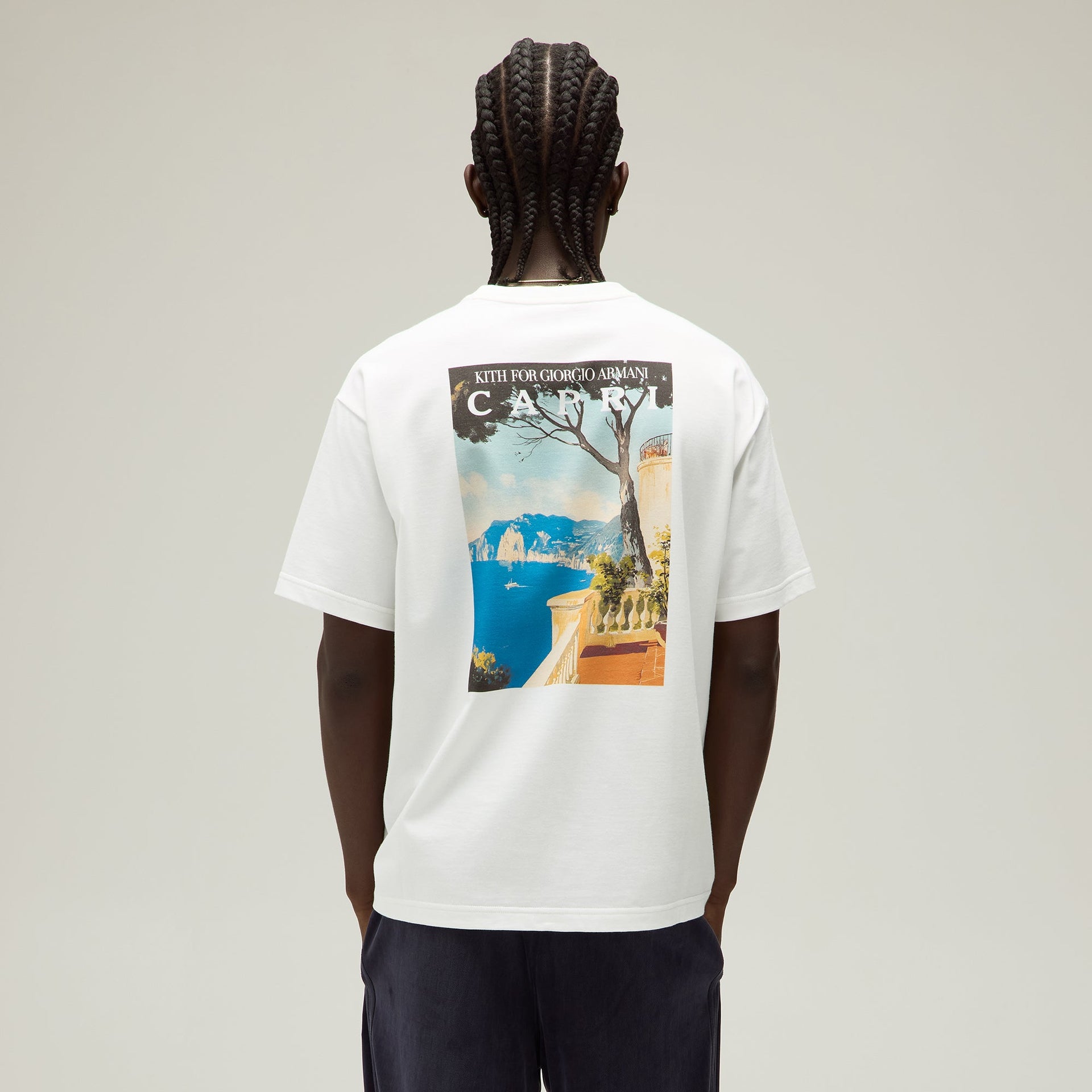 Giorgio Armani & Kith Capri Pocket Tee - White