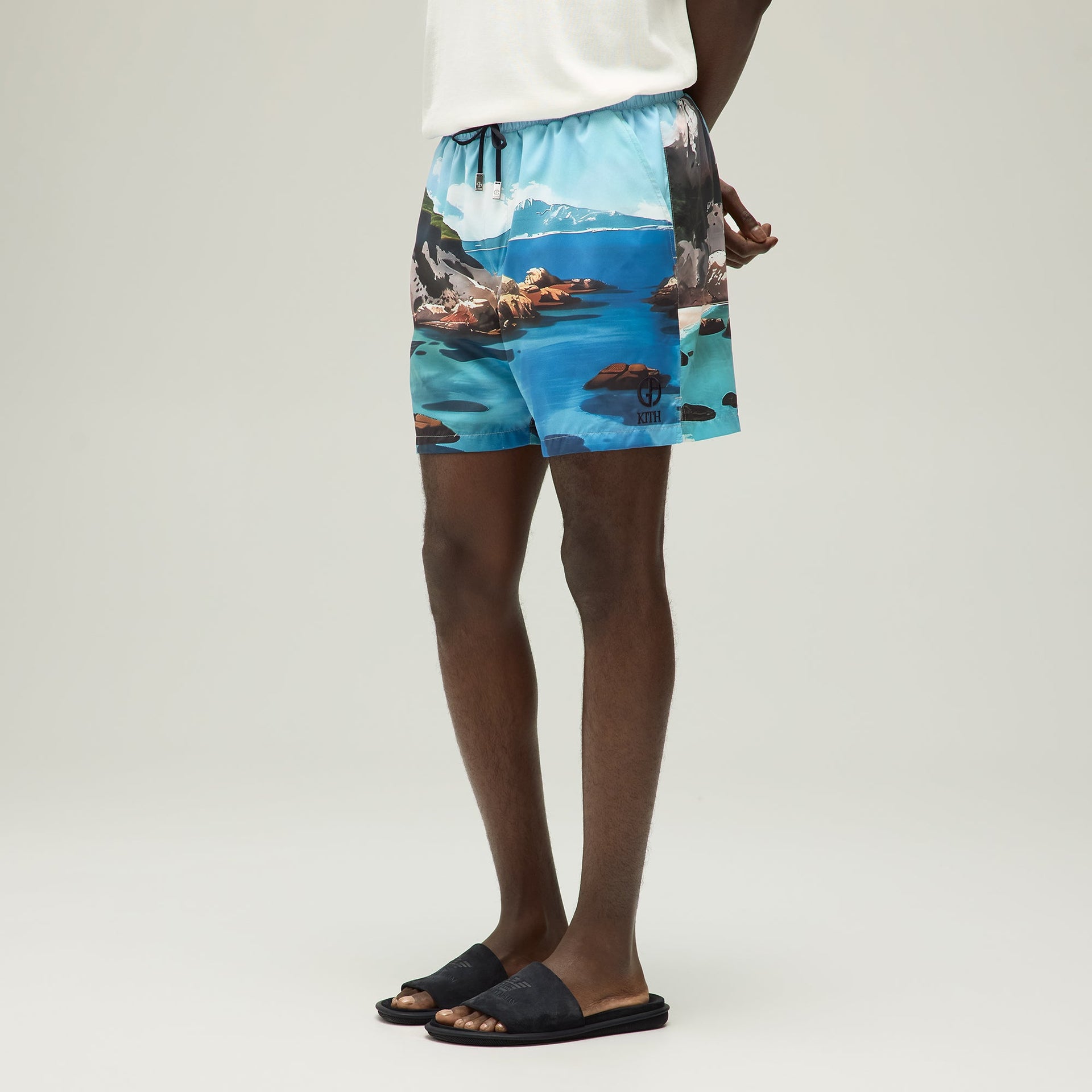 Giorgio Armani & Kith Sardinia Collins Swim Short - Multi