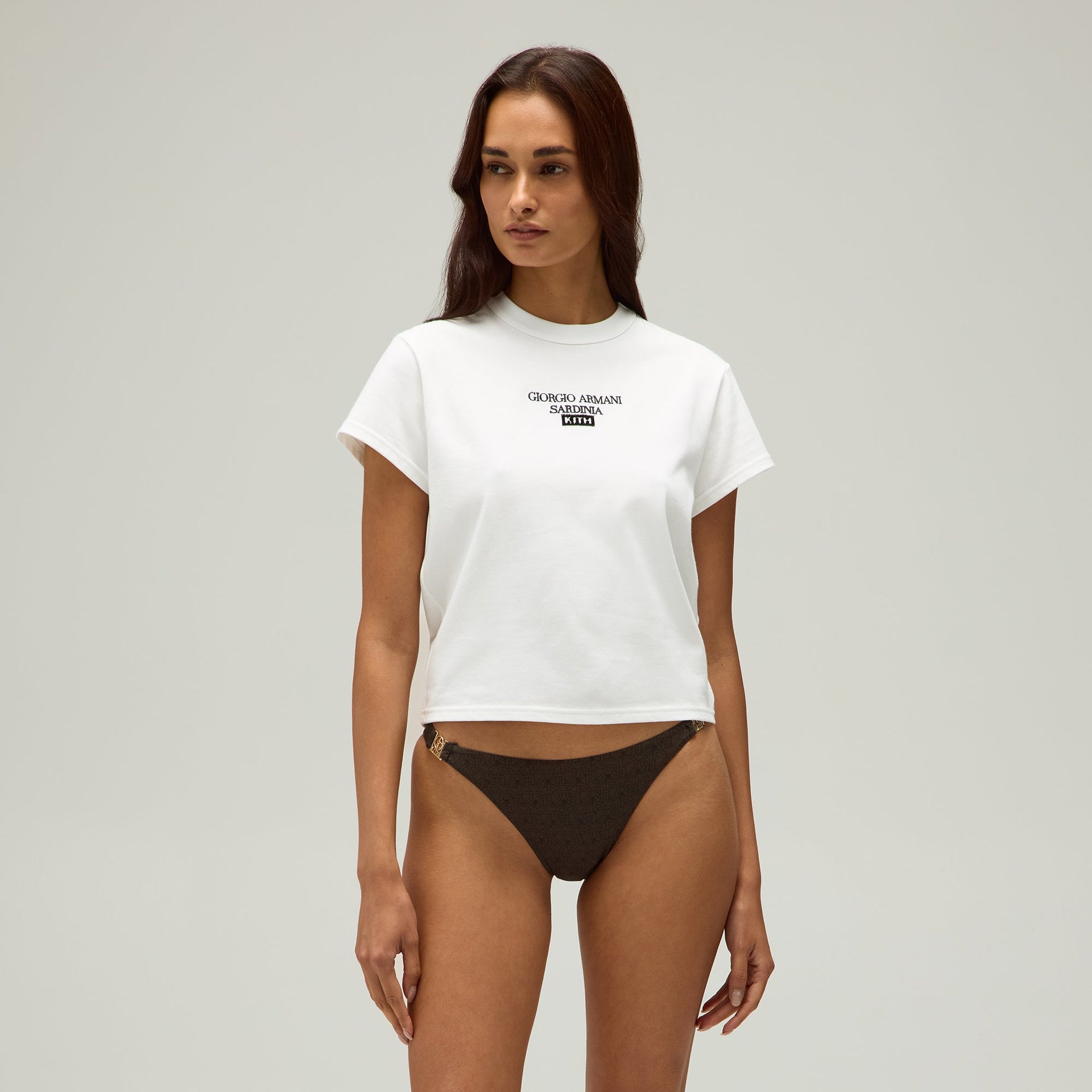 Giorgio Armani & Kith Women Sardinia Mulberry Tee - White