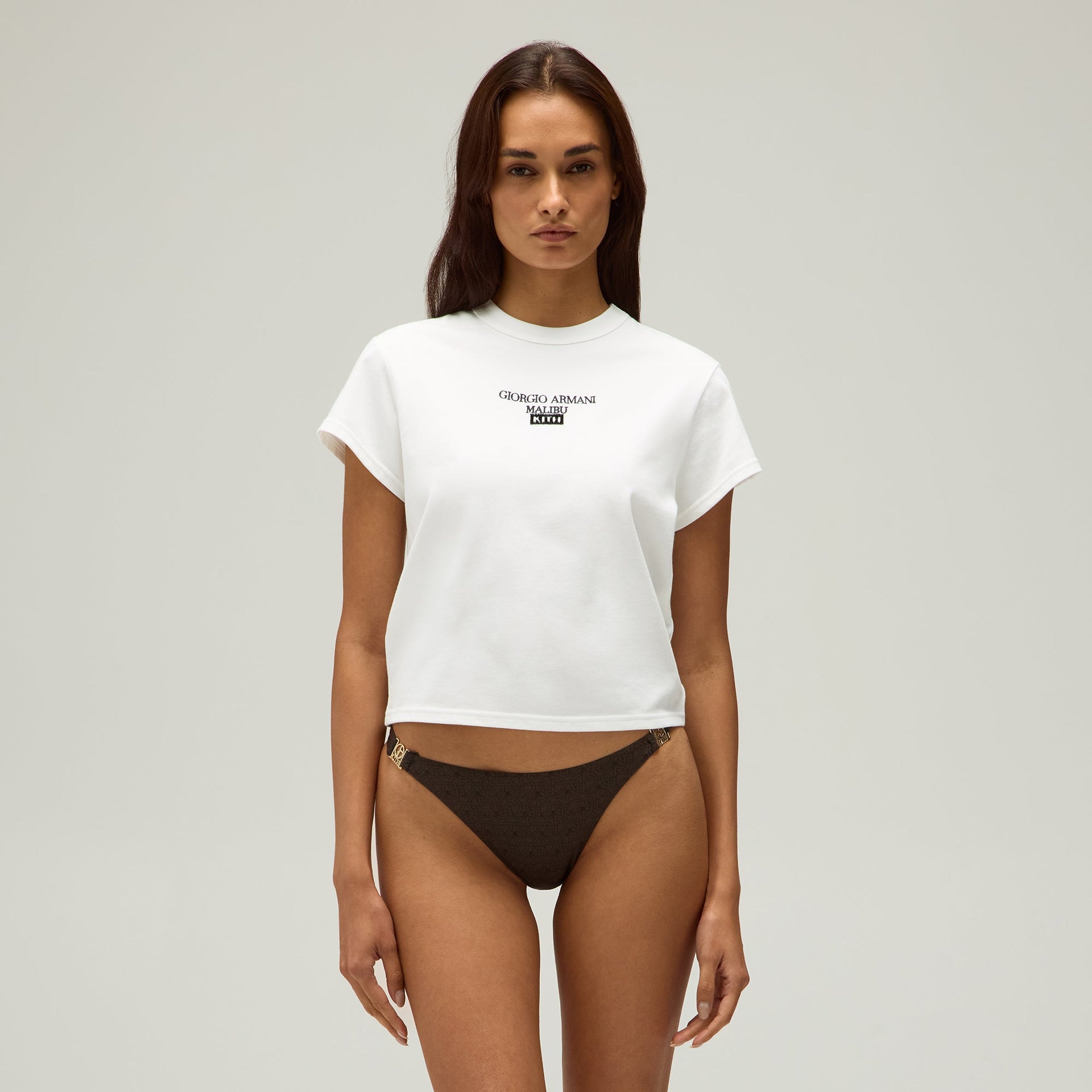 Giorgio Armani & Kith Women Malibu Mulberry Tee - White