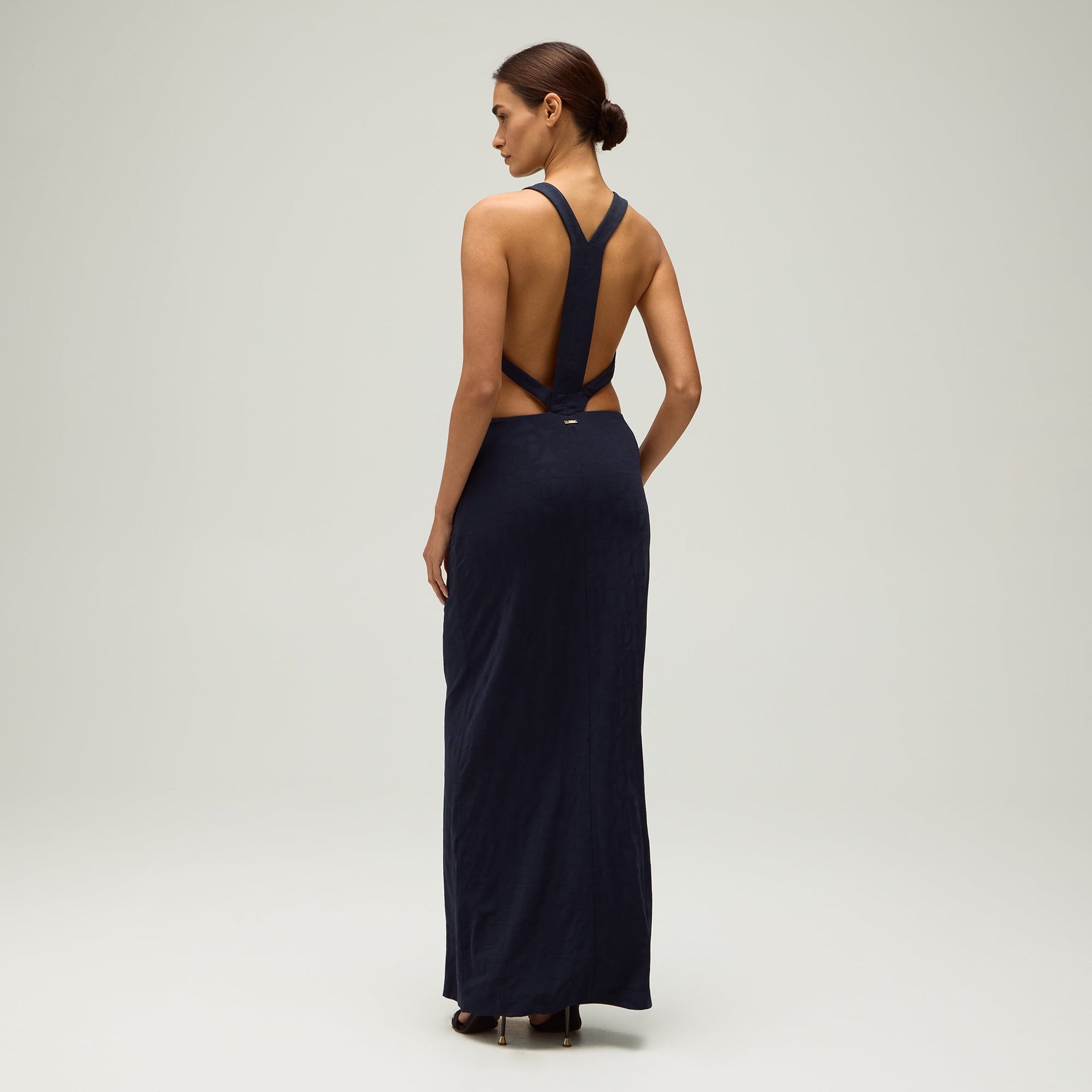 Giorgio Armani & Kith Women Viscose Jersey Gown - Nocturnal