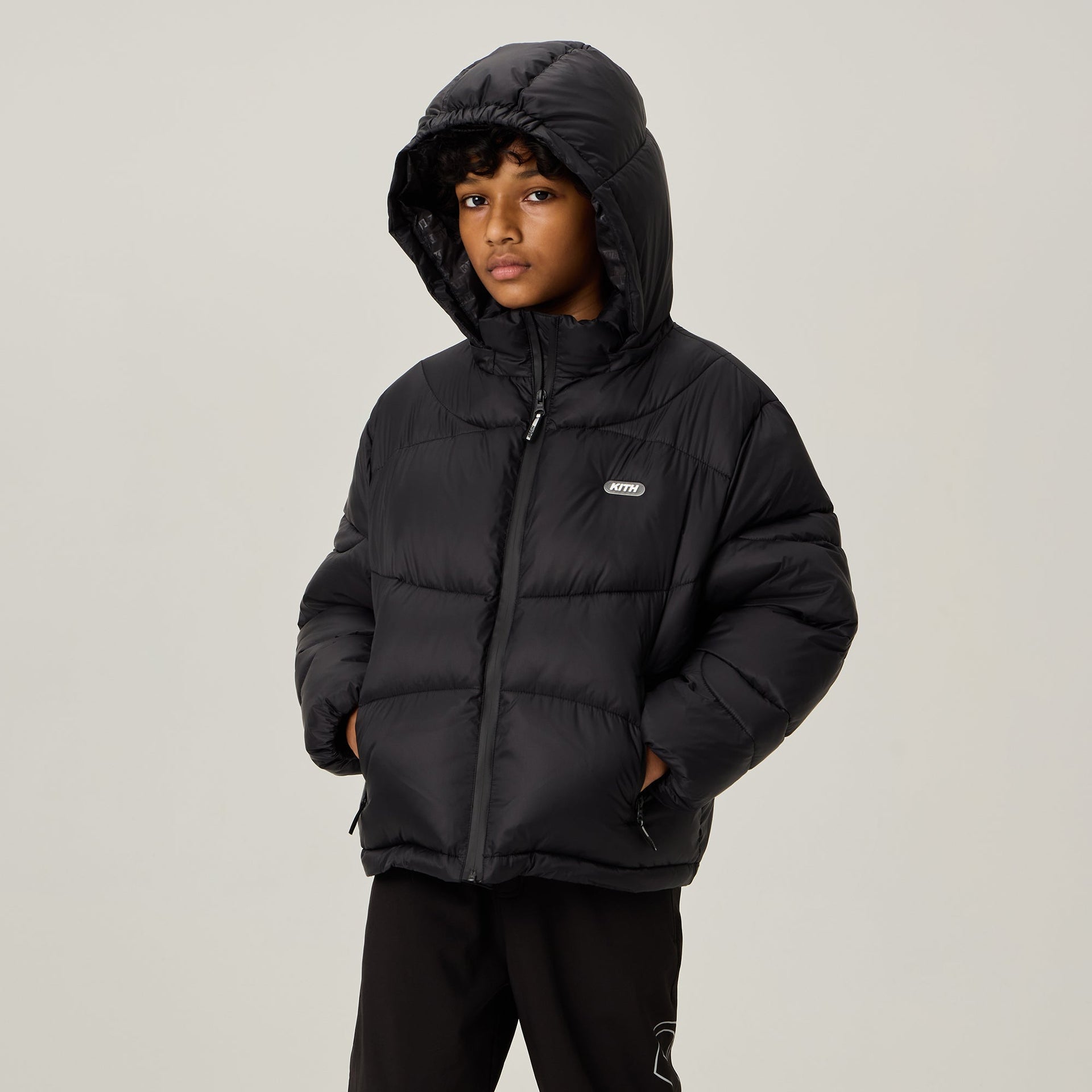 Kith Kids Corey Puffer - Black