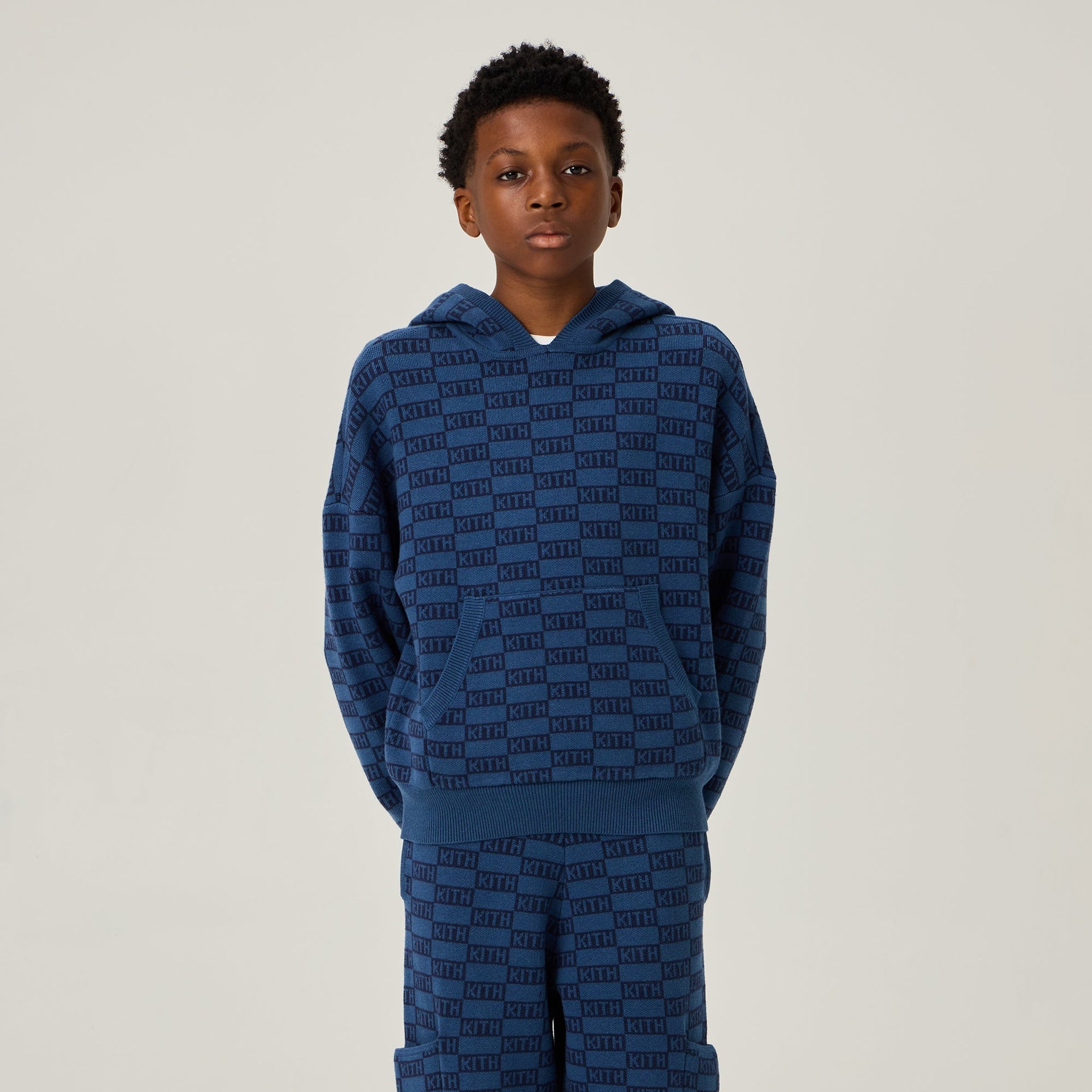 Kith Kids Monogram Hoodie Sweater - Border