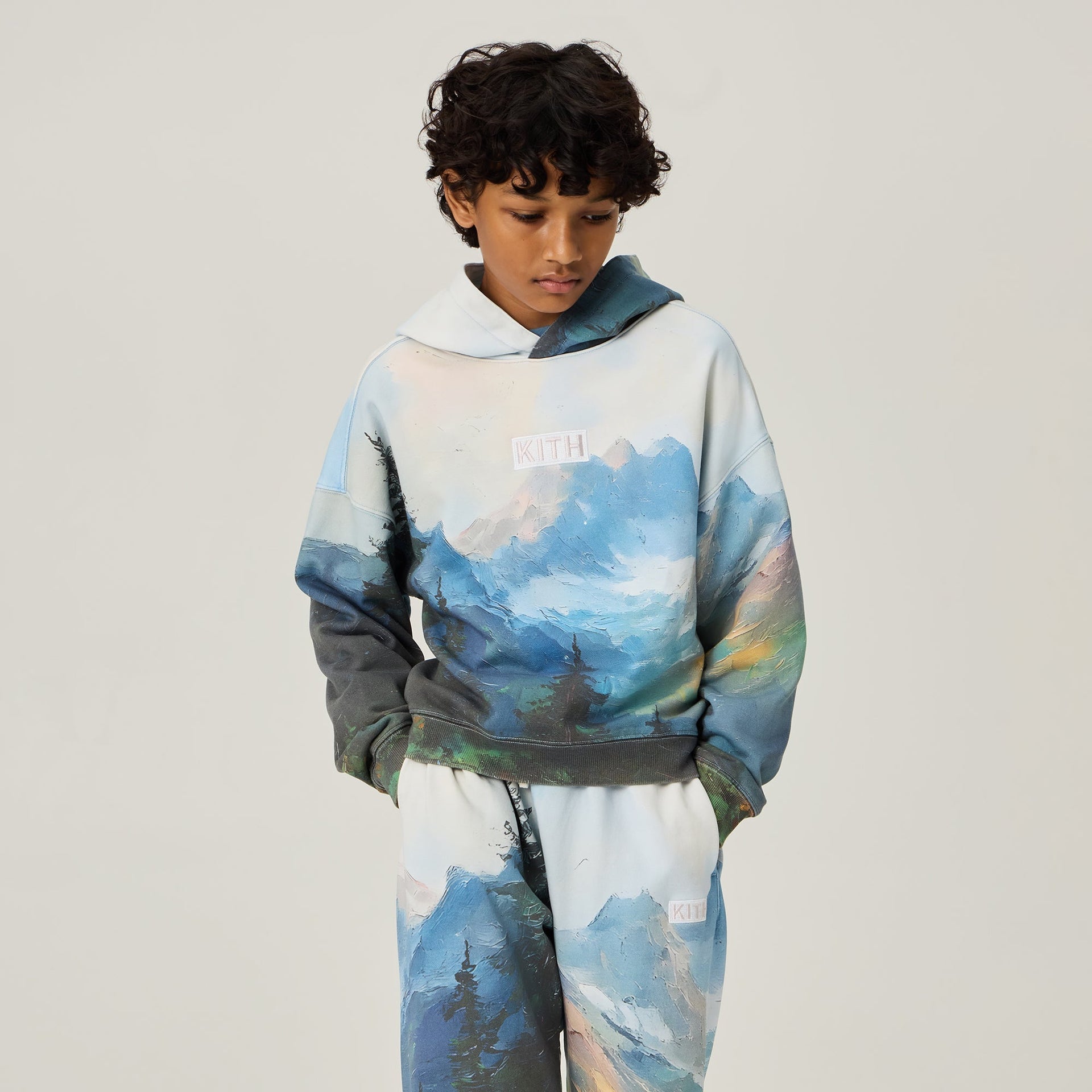 Kith Kids Printed Scenic Nelson Hoodie - Multi