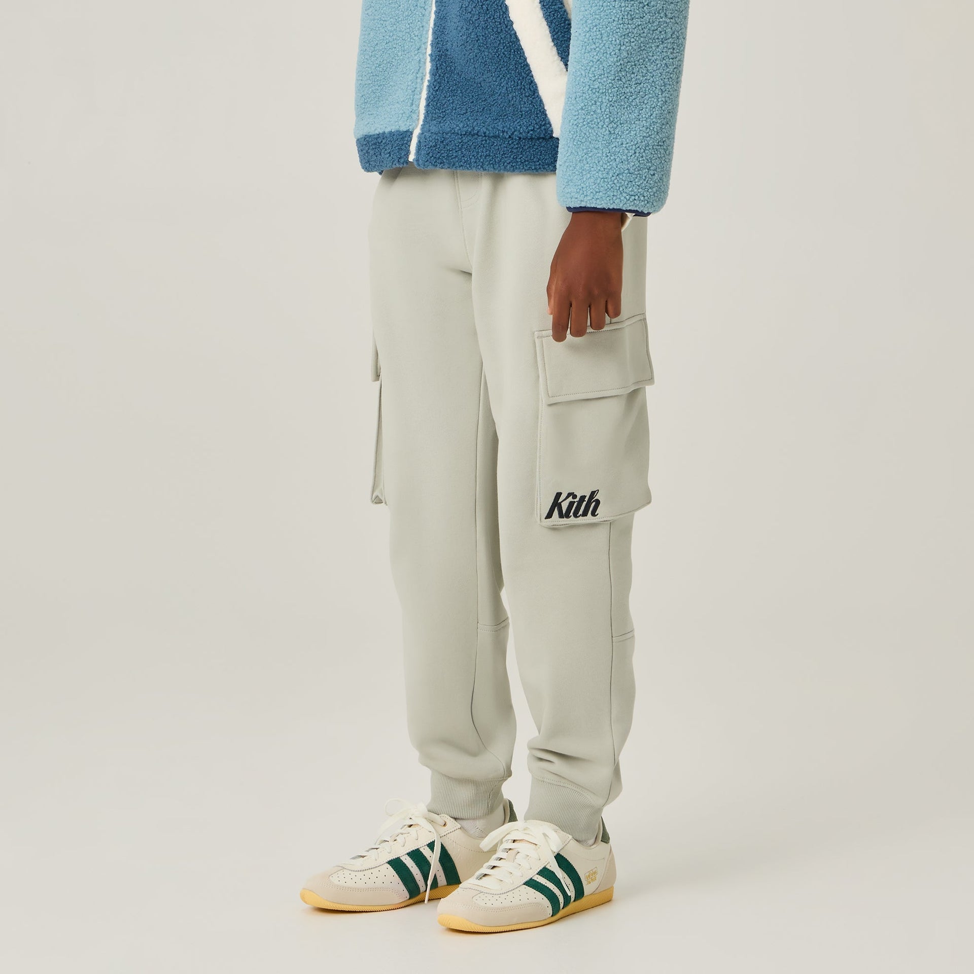 Kith Kids Logo Williams Cargo Sweatpants - Pacify
