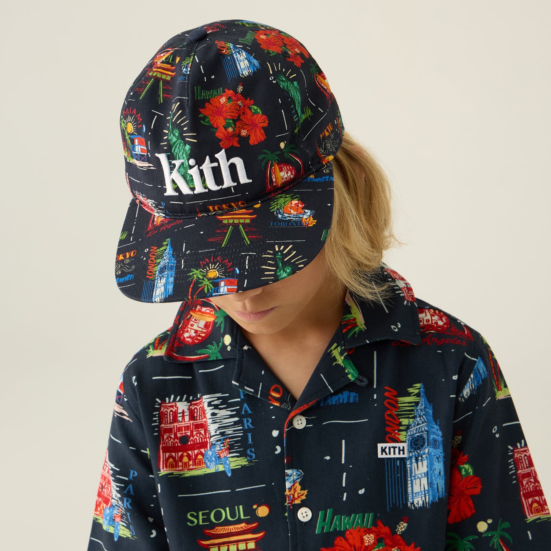 Kith Kids & '47 Souvenir Stamp Hitch Snapback - Nocturnal