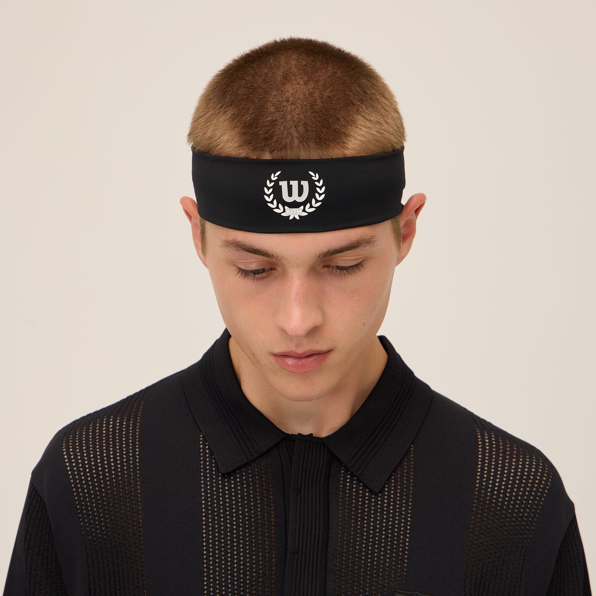 Kith for Wilson Wide Headband - Black