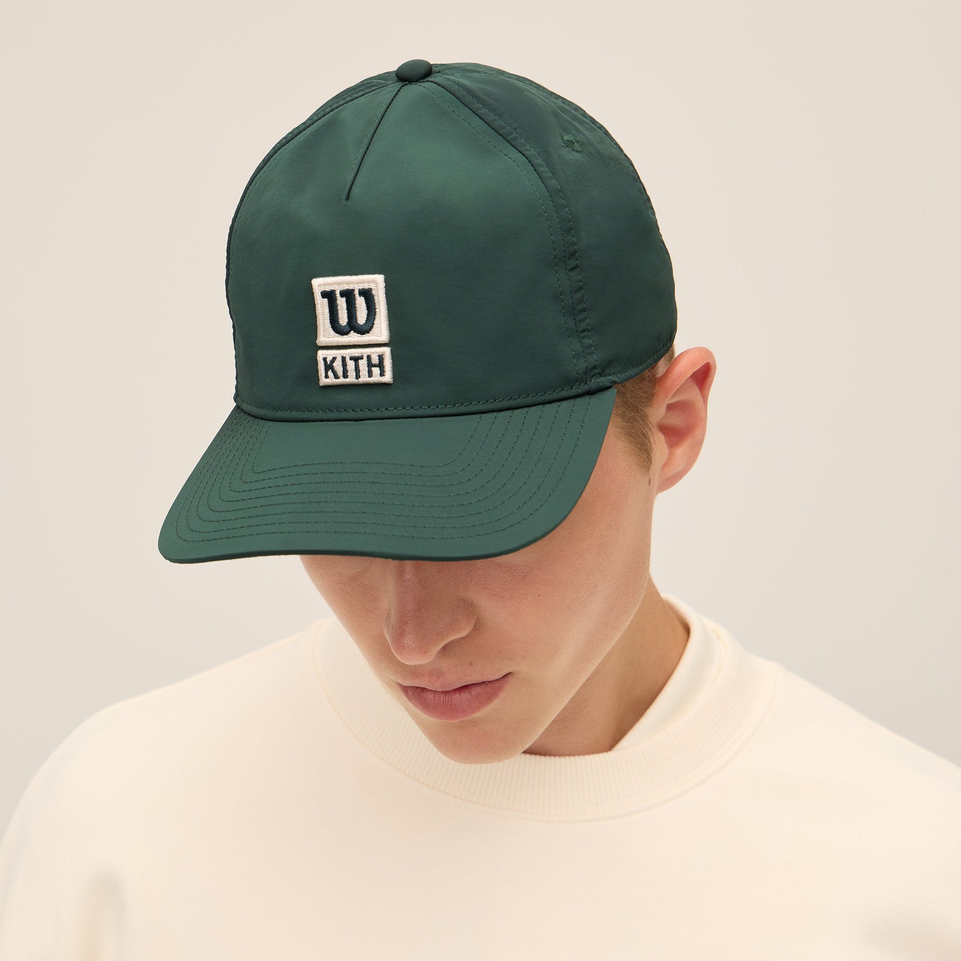 Kith for Wilson Nylon Baylow Pinch Crown Cap - Stadium
