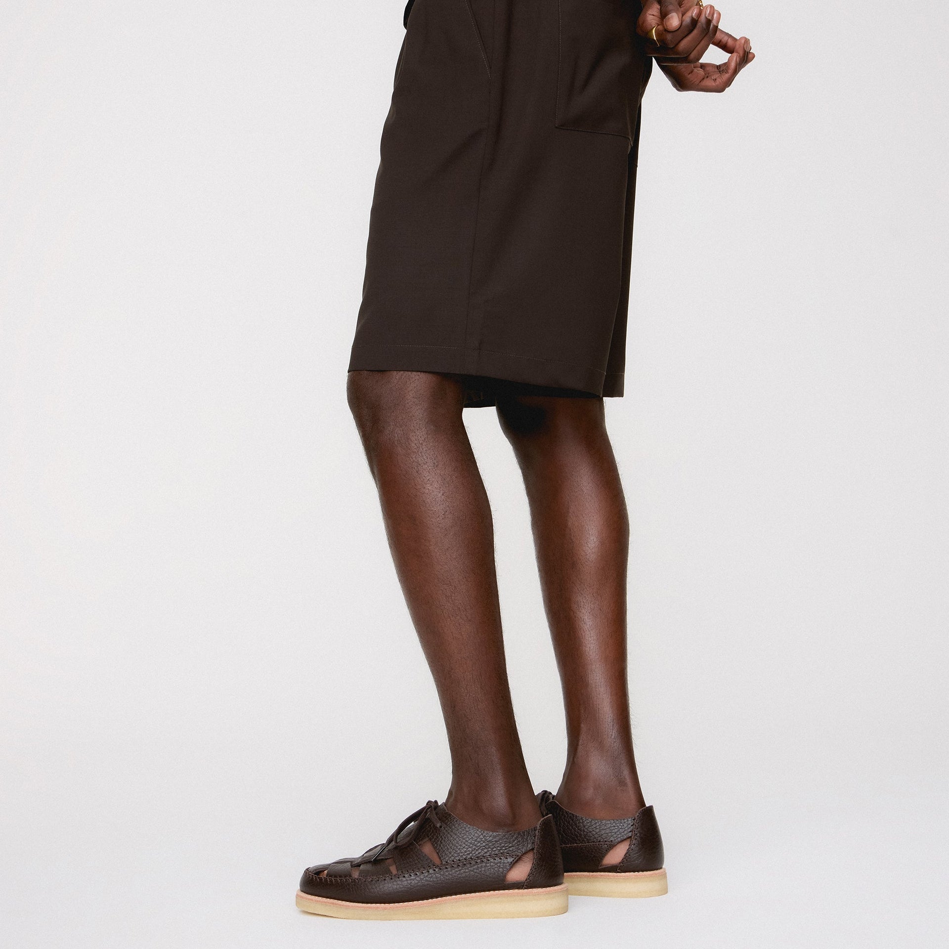 &Kin Tropical Wool Lewis Short - Kindling