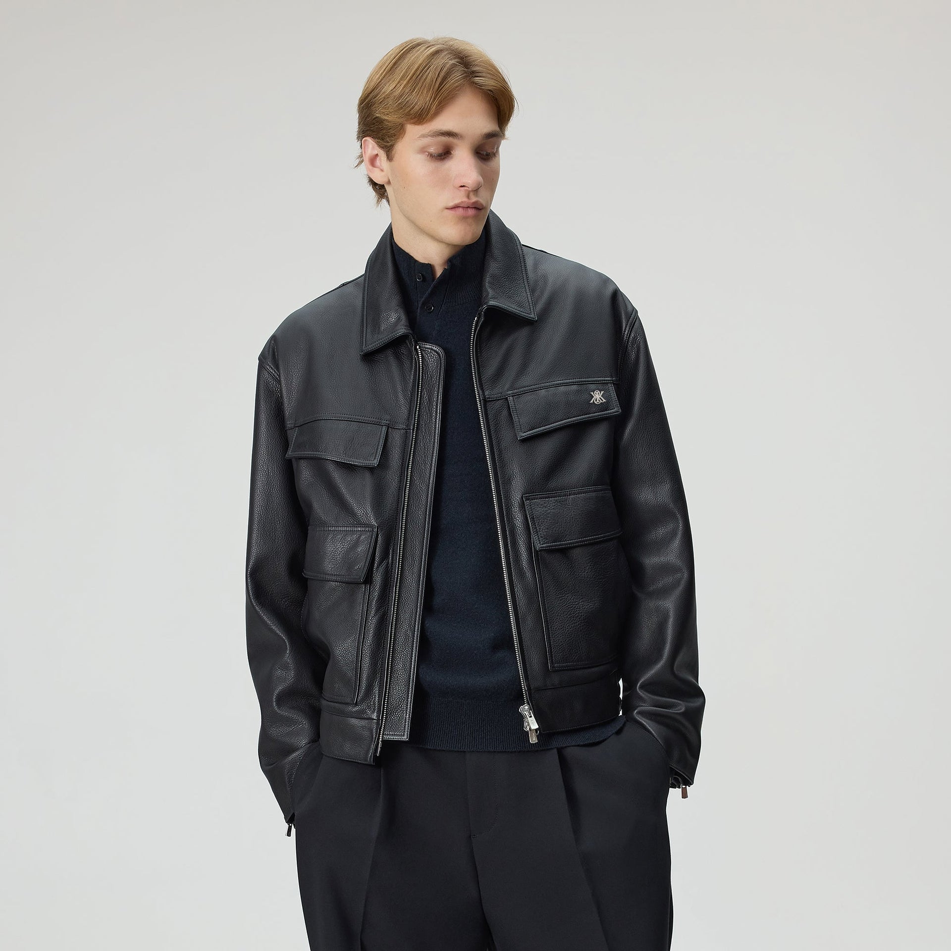 Kith Orion Leather Jacket - Black