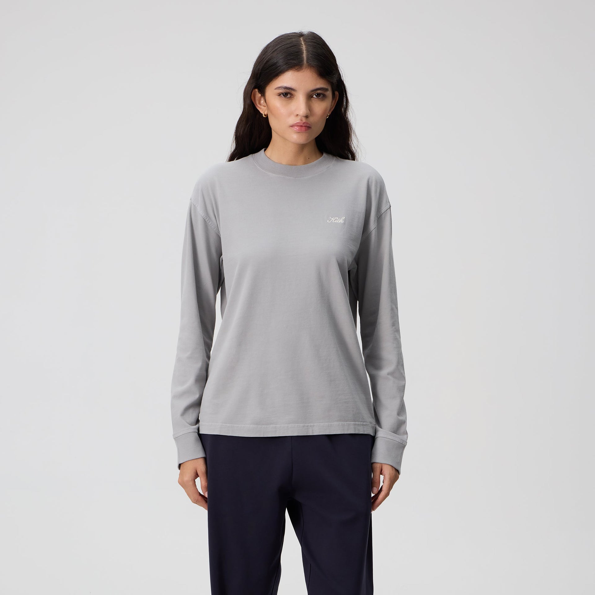 Kith Women Oversized Sonoma Sueded Long Sleeve - Statue - PH