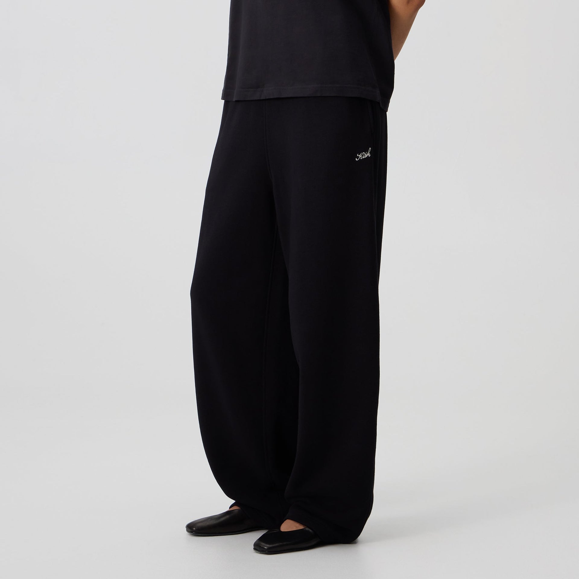 Kith Women Ava Loop Terry Sweatpant - Black - PH