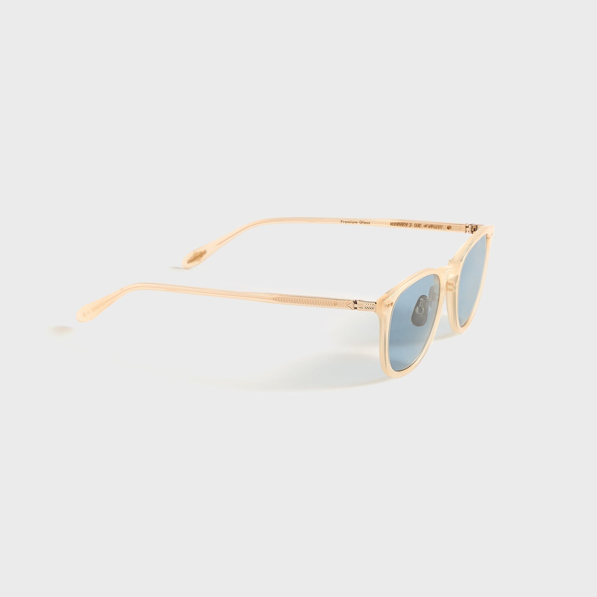 Garrett Leight Kinney J Sunglasses - Silk / Pure Pacific