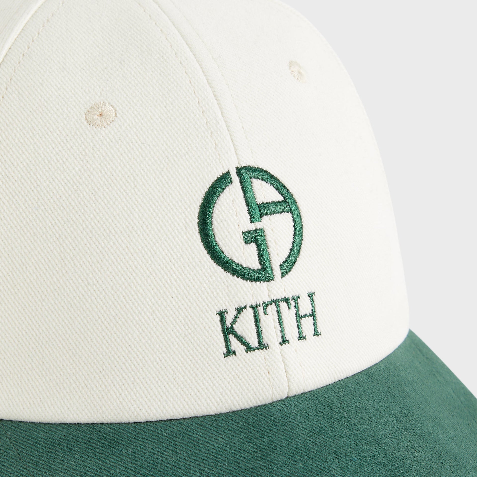 Giorgio Armani & Kith Twill Two-Tone Classic Cap - Sandrift