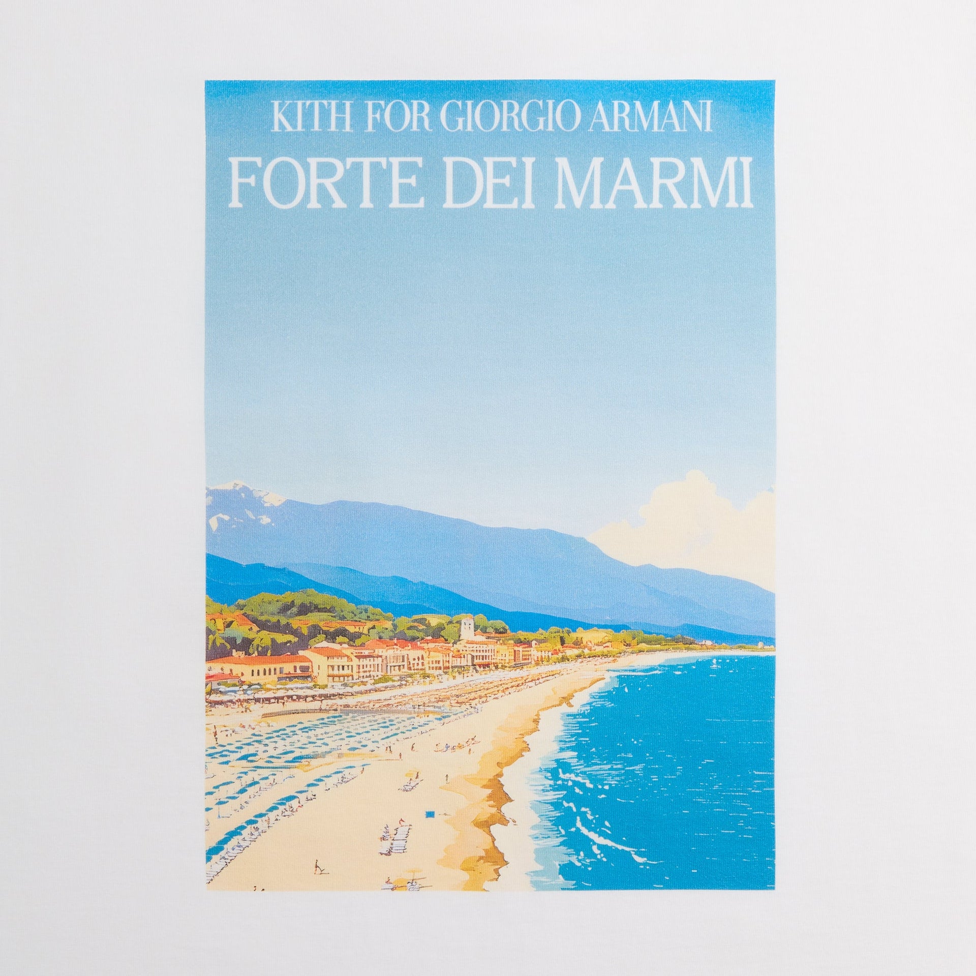 Giorgio Armani & Kith Forte dei Marmi Tee - White