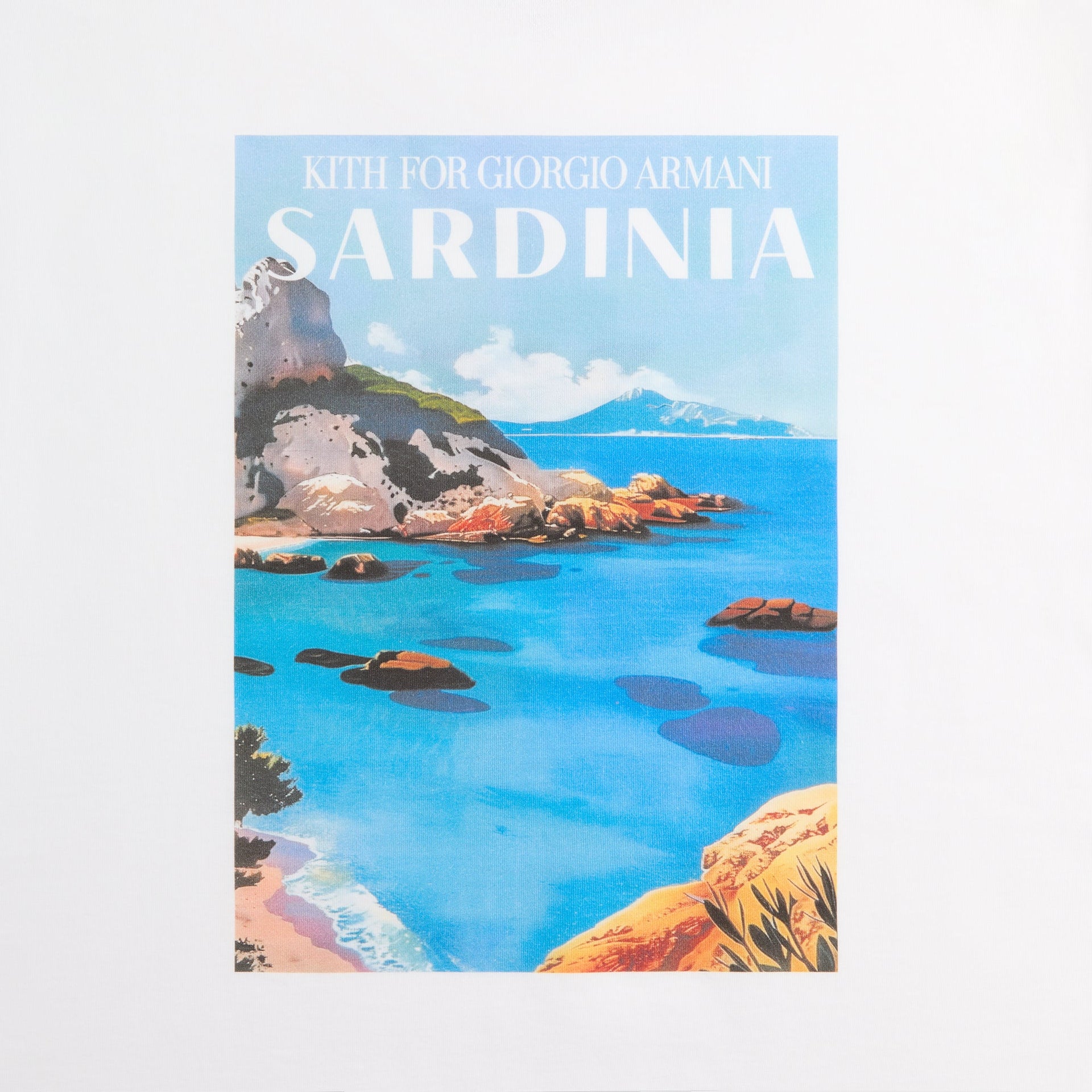 Giorgio Armani & Kith Sardinia Tee - White