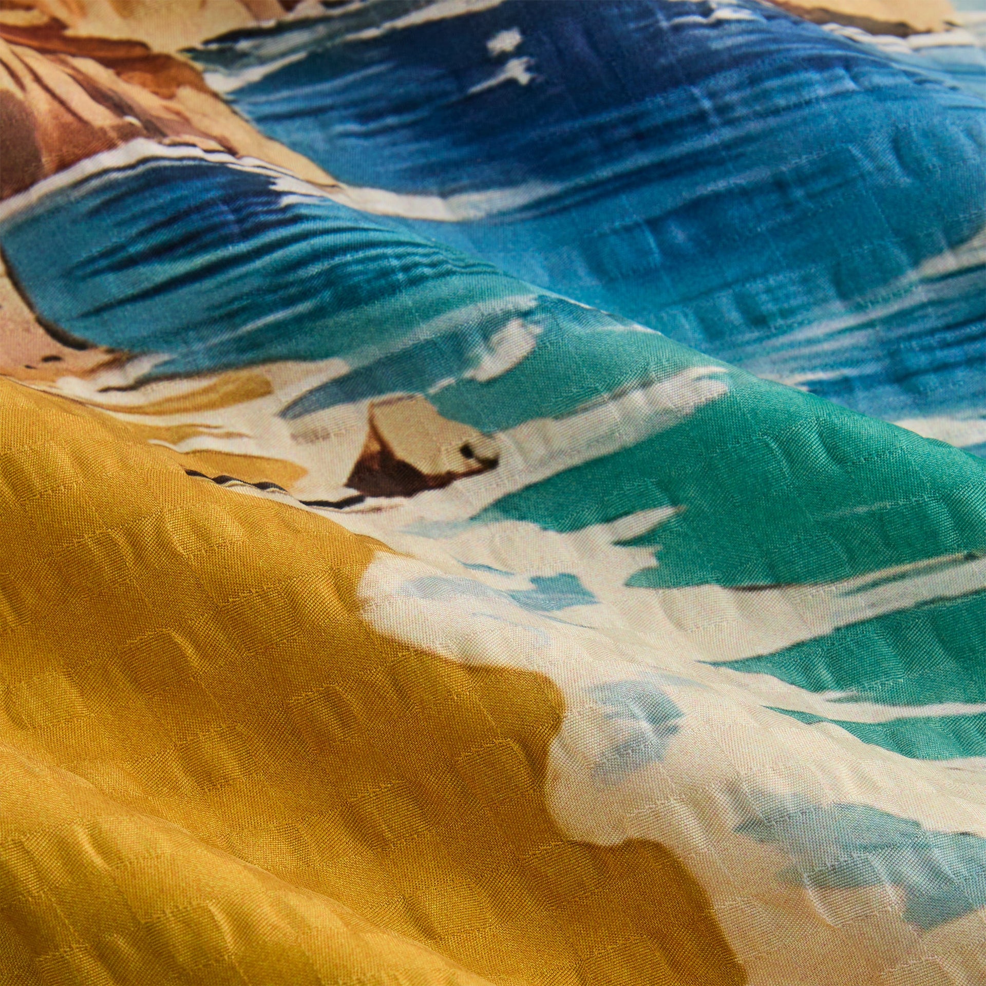 Giorgio Armani & Kith Malibu Short Sleeve Thompson Camp Collar Shirt - Multi