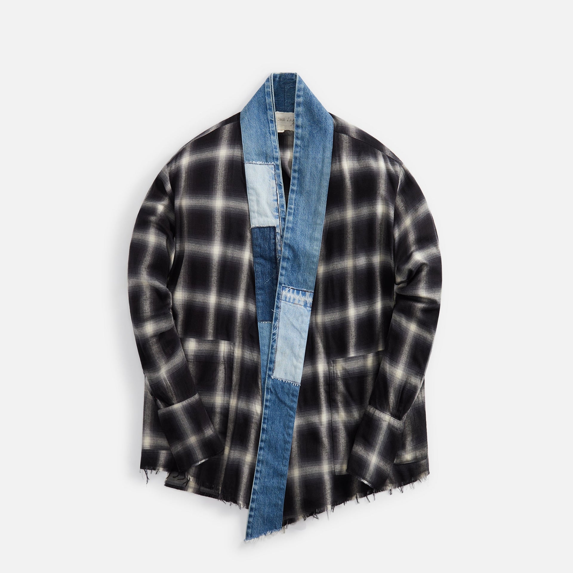Greg Lauren B/W Check Gl1 - Black