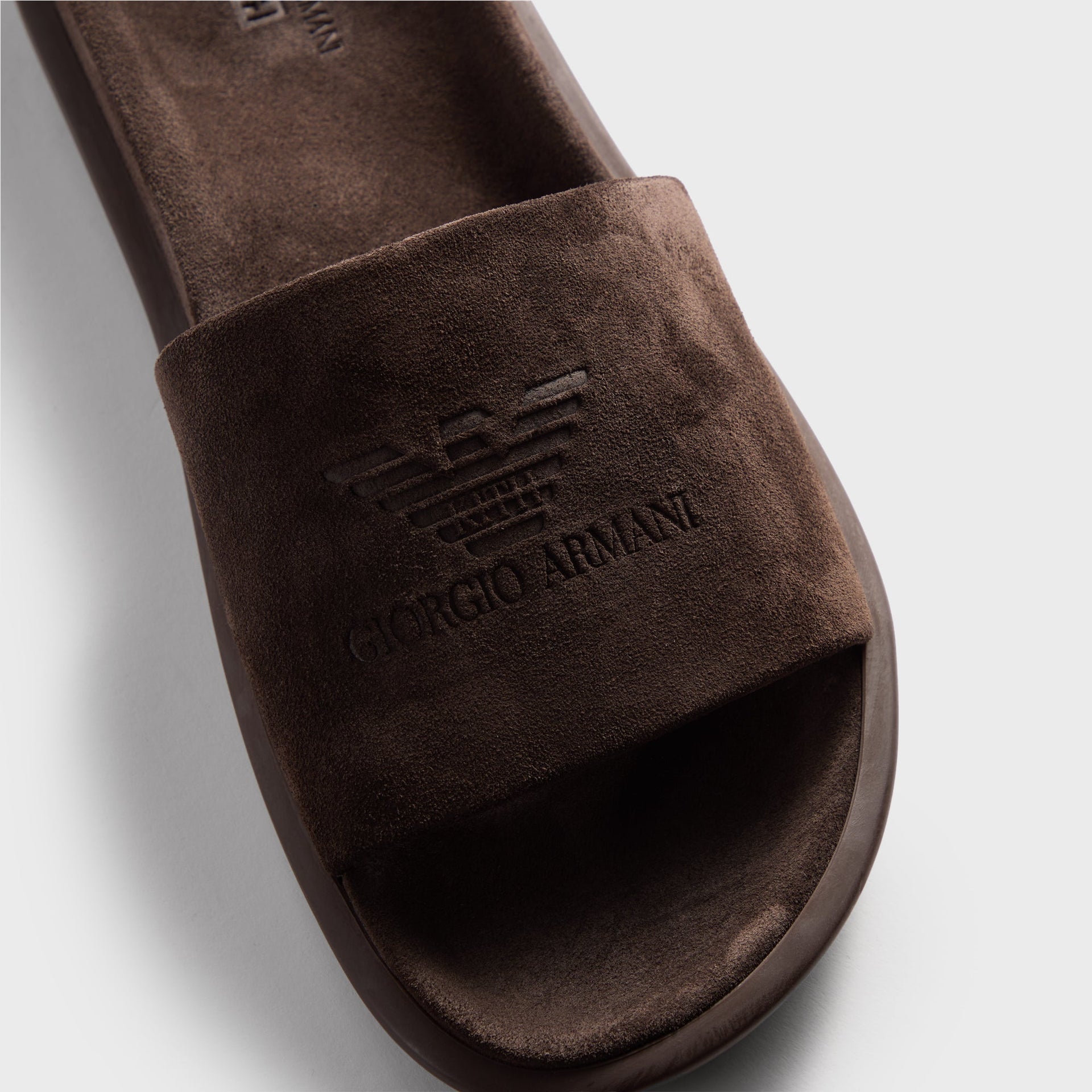 Giorgio Armani & Kith Suede Slides - Pepe