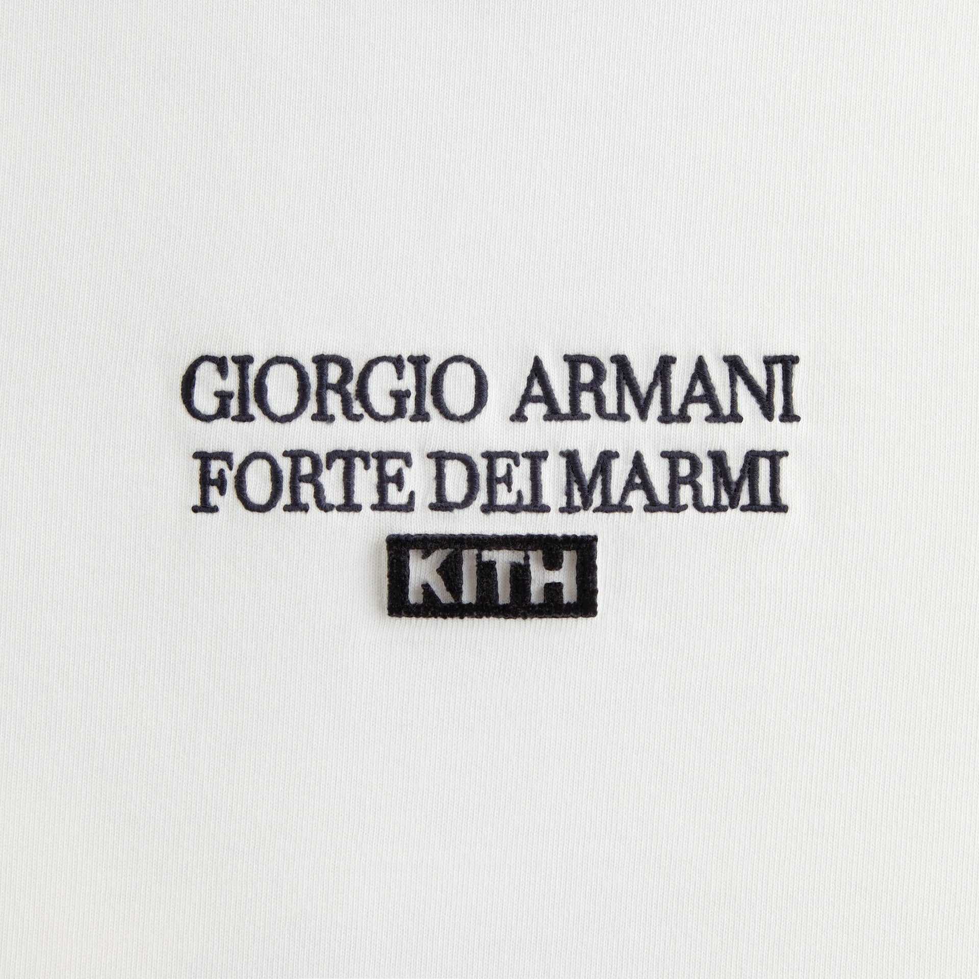 Giorgio Armani & Kith Women Forte Dei Marmi Mulberry Tee - White