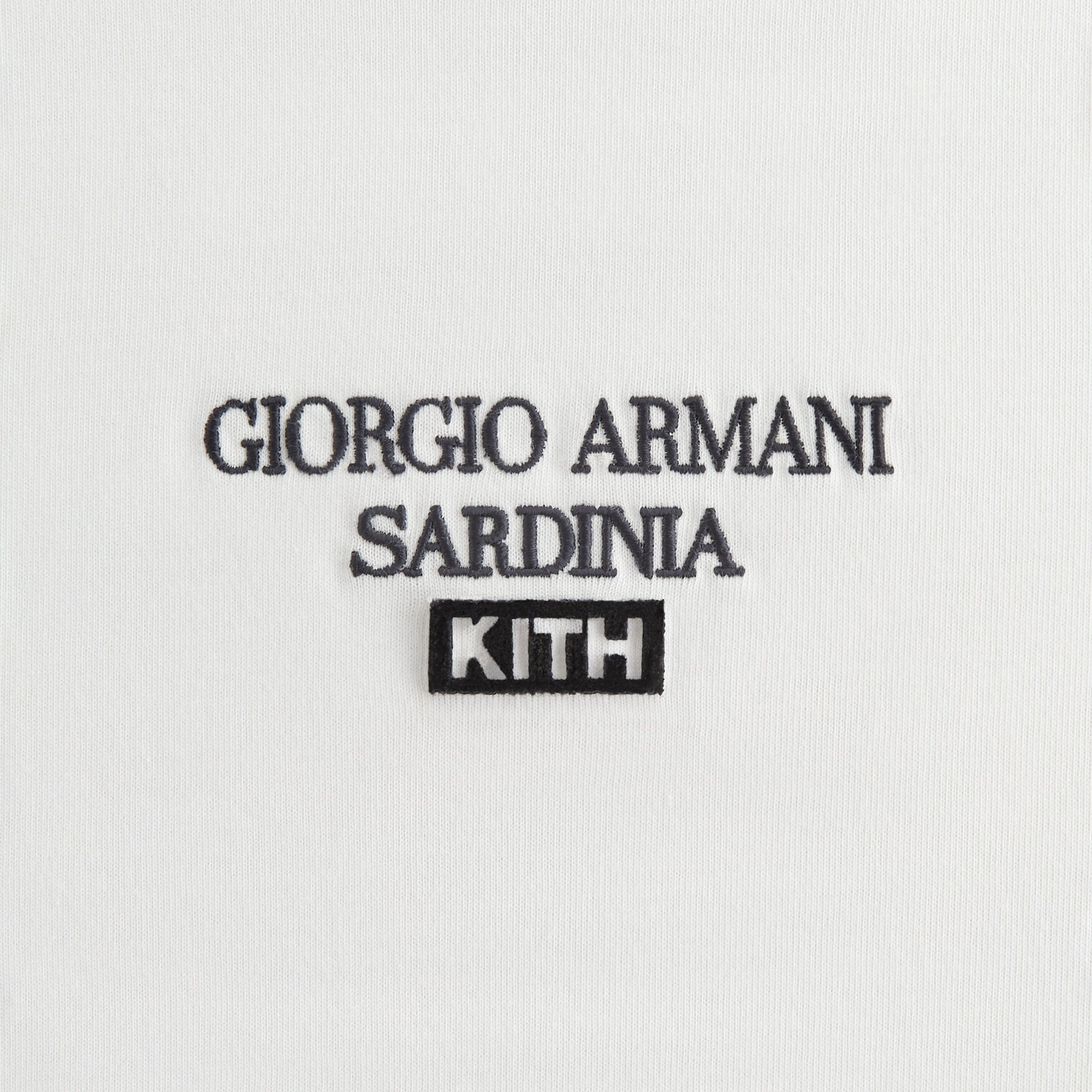 Giorgio Armani & Kith Women Sardinia Mulberry Tee - White