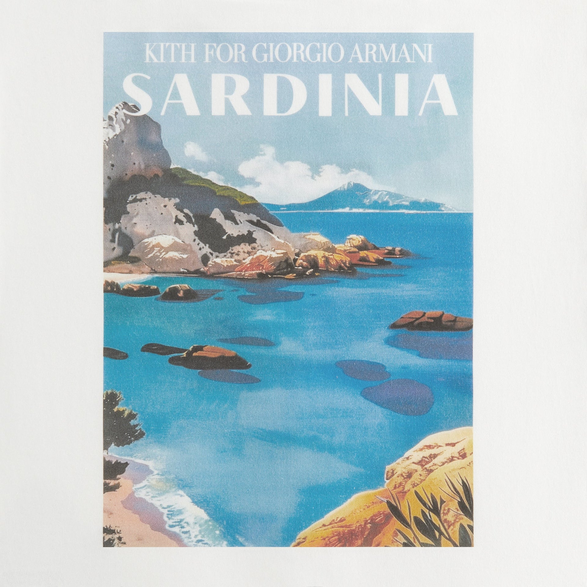 Giorgio Armani & Kith Women Sardinia Mulberry Tee - White