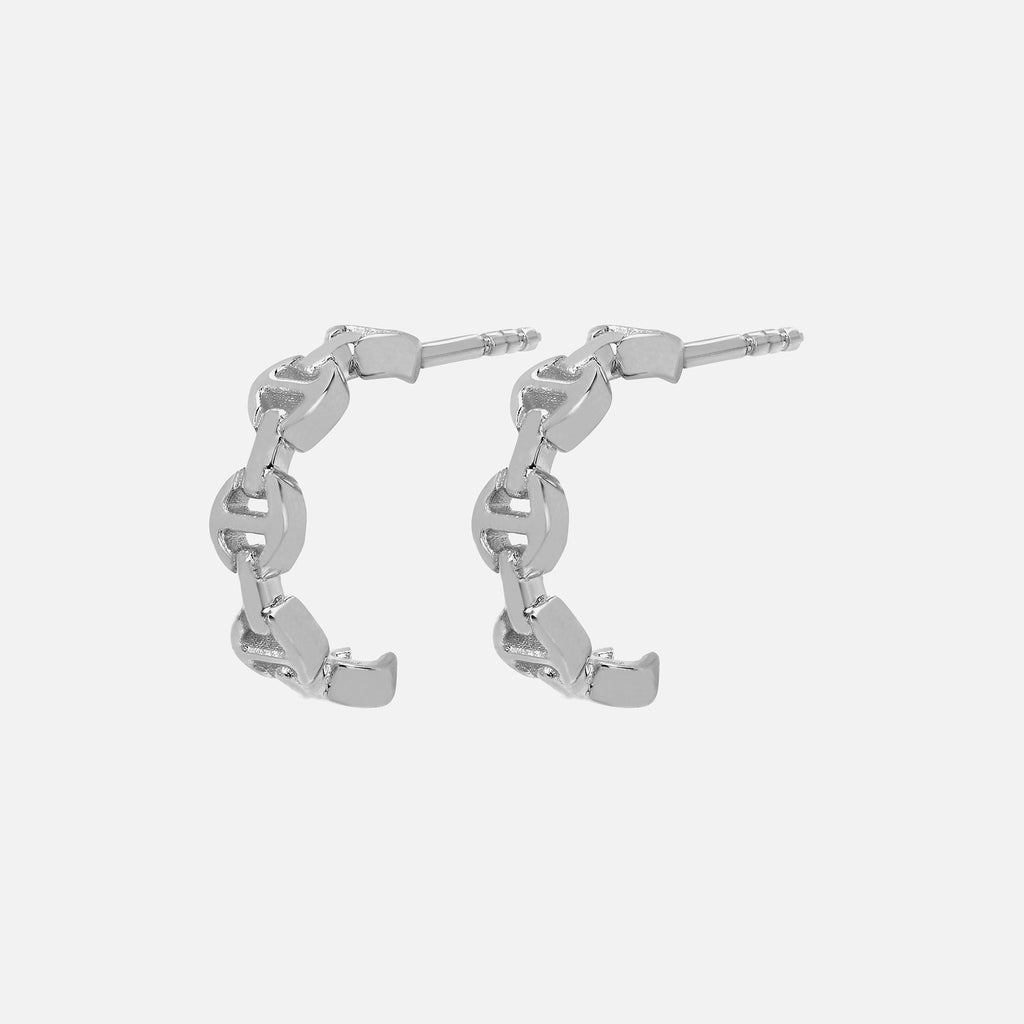 Hoorsenbuhs Crescent Earrings - Sterling Silver – Kith Europe