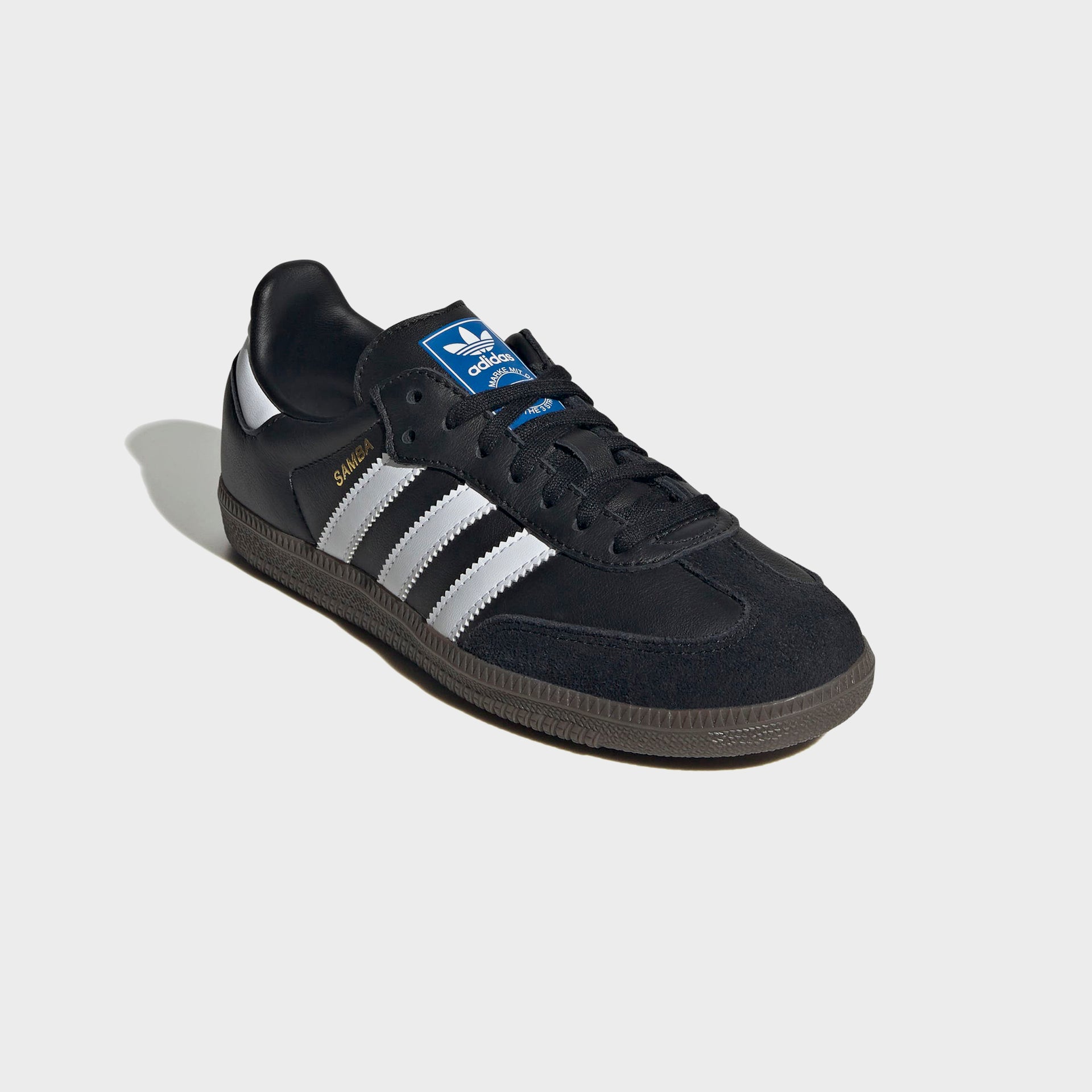 adidas Grade School Samba OG - Core Black / White / Gum