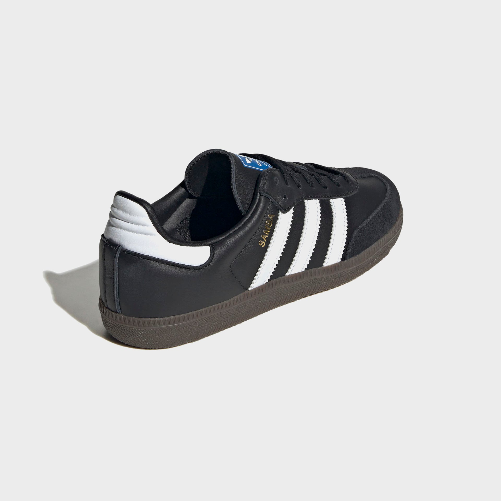 adidas Grade School Samba OG - Core Black / White / Gum
