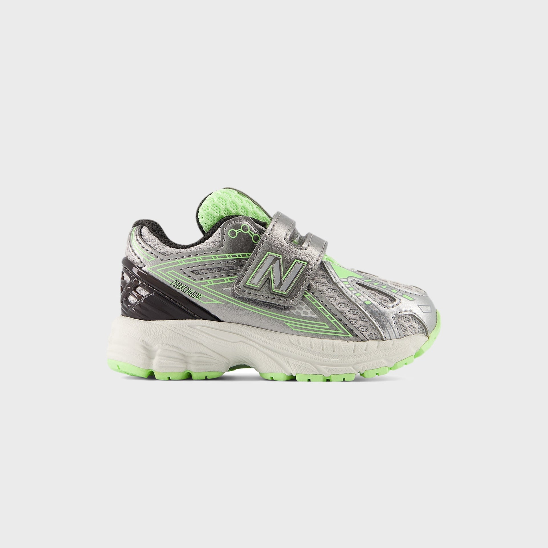 New Balance TD 1906R Hook & Loop - Dark Silver / Metallic