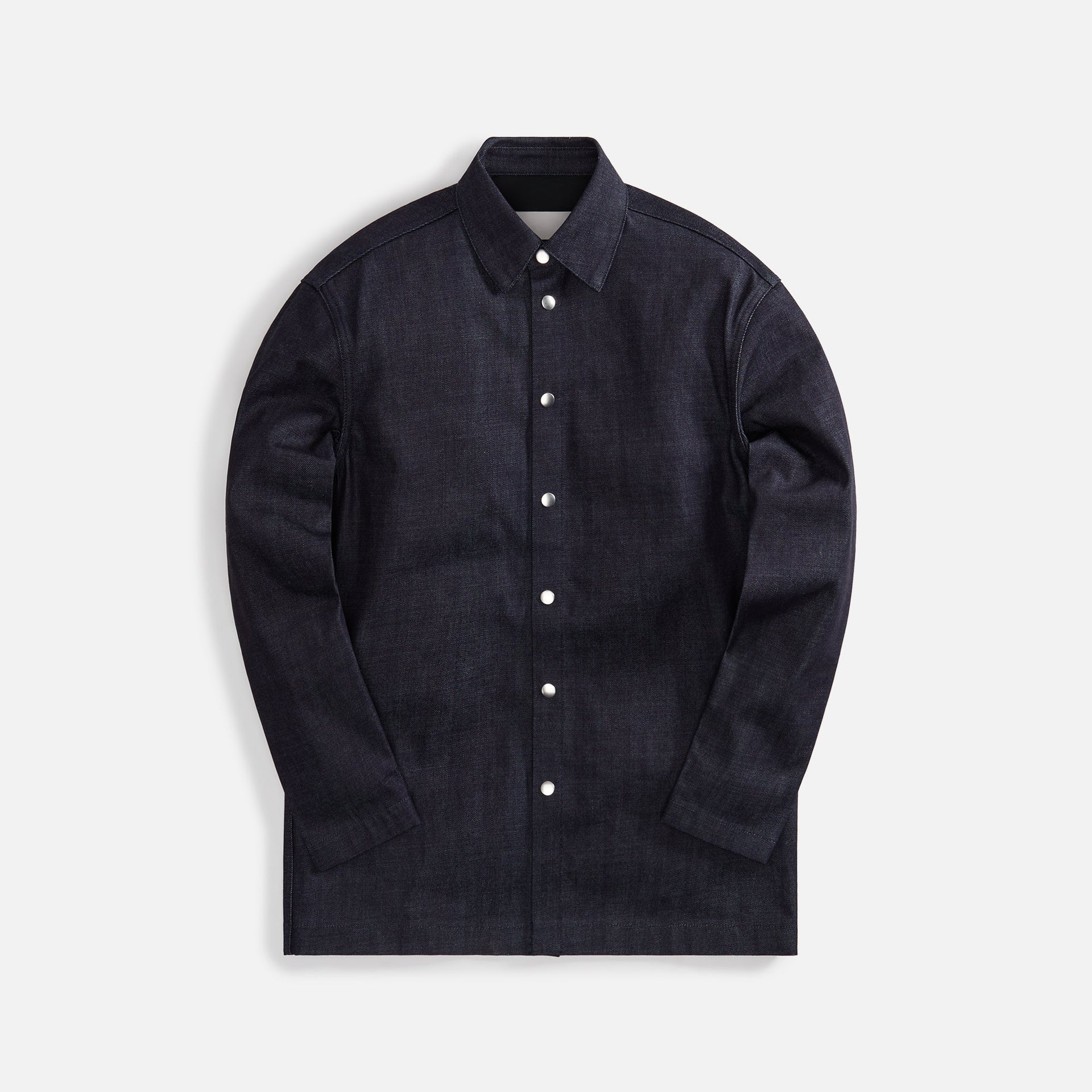 Jil Sander Diagonal Cotton Organic Denim Shirt - Magnet