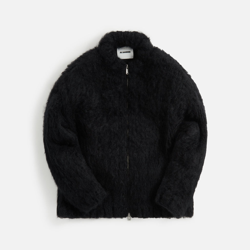 98ss jil sander wool knit dark gray