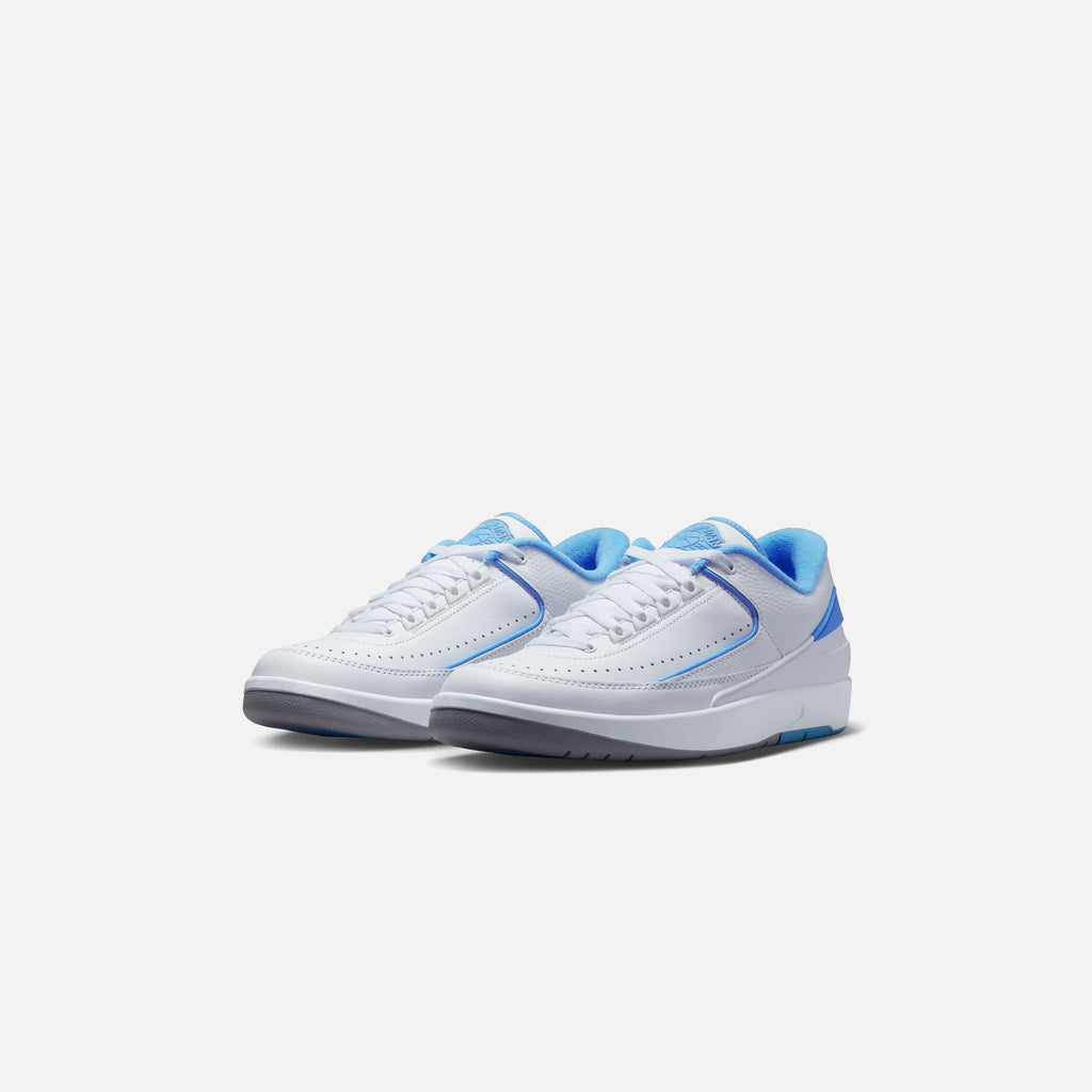 Nike Air Jordan 2 Retro Low - White / University Blue / Cement Grey