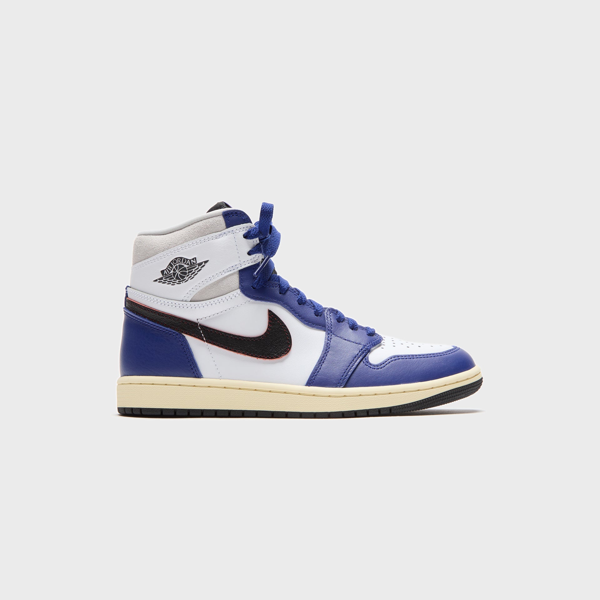 Nike Air Jordan 1 Retro High Og - White / Black / Neutral Grey / Deep Royal Blue / Muslin