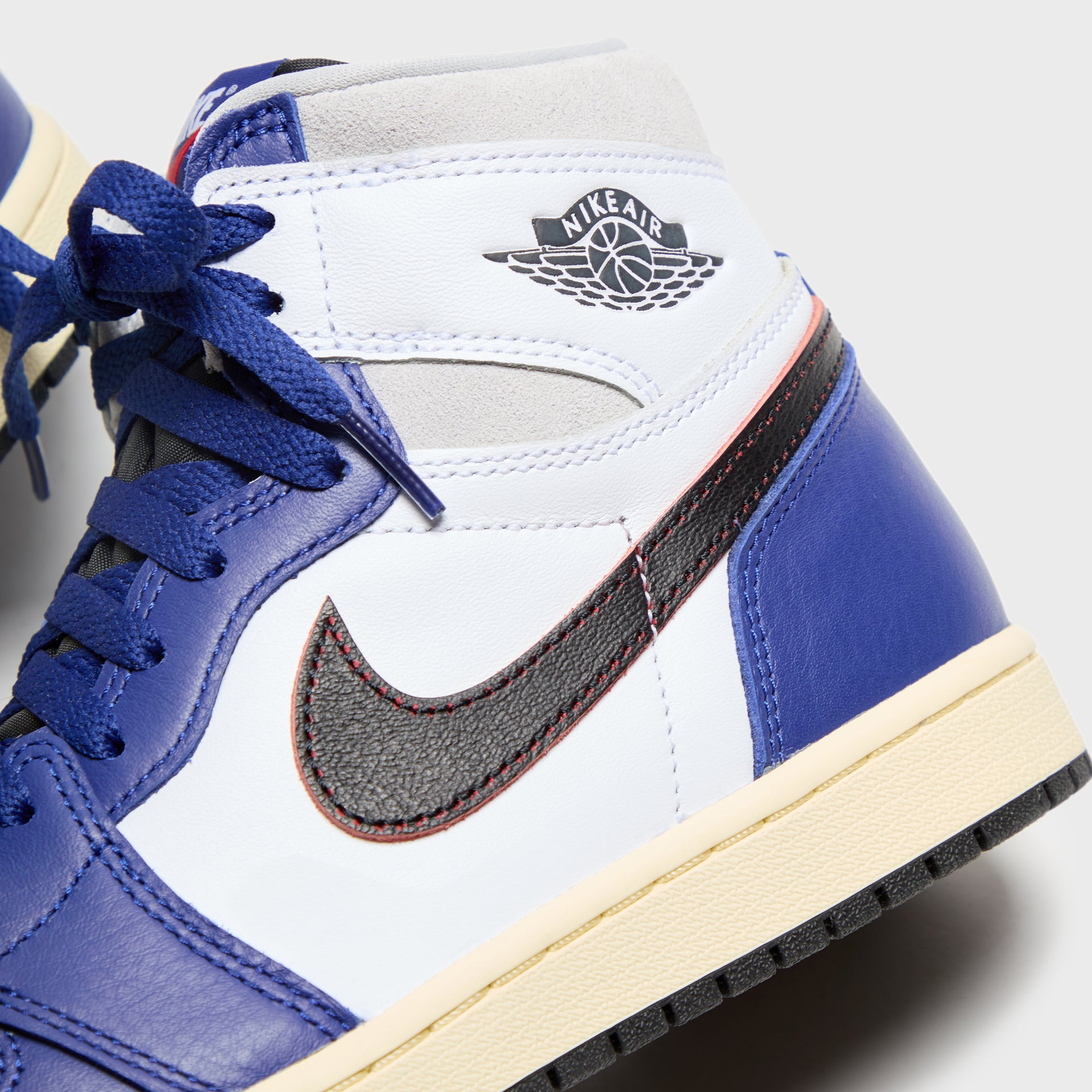 Nike Air Jordan 1 Retro High Og -  White / Black / Neutral Grey / Deep Royal Blue / Muslin