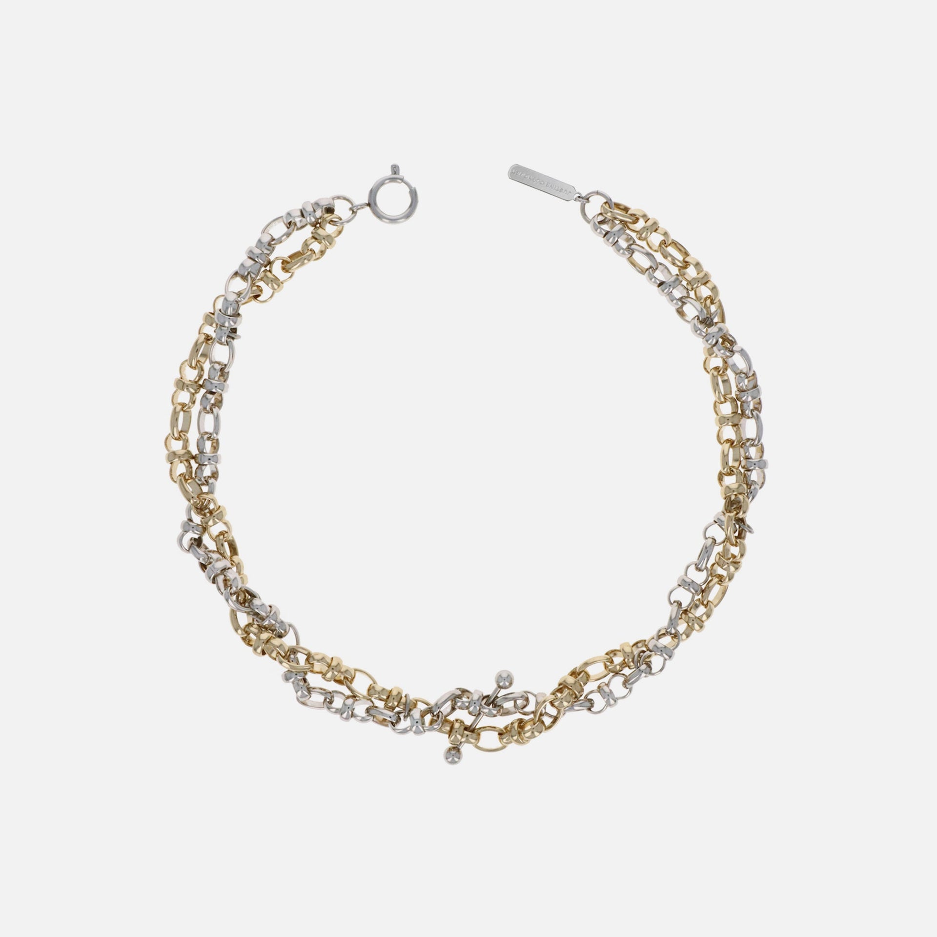 Justine Clenquet Julia Necklace - Gold / Palladium