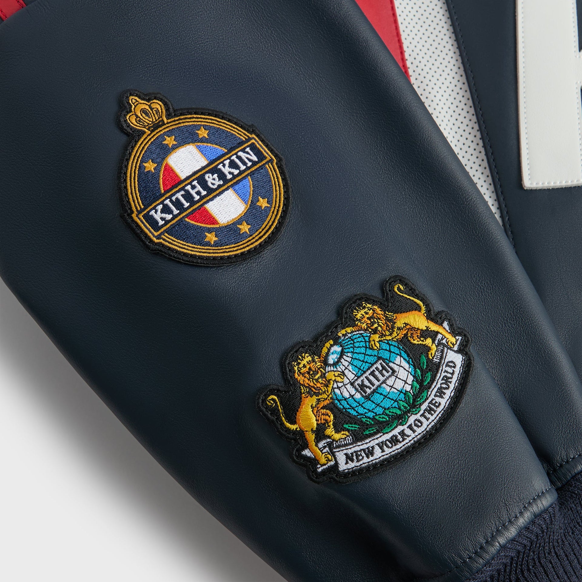 Kith for adidas Football Bomber Jacket in Legend Ink