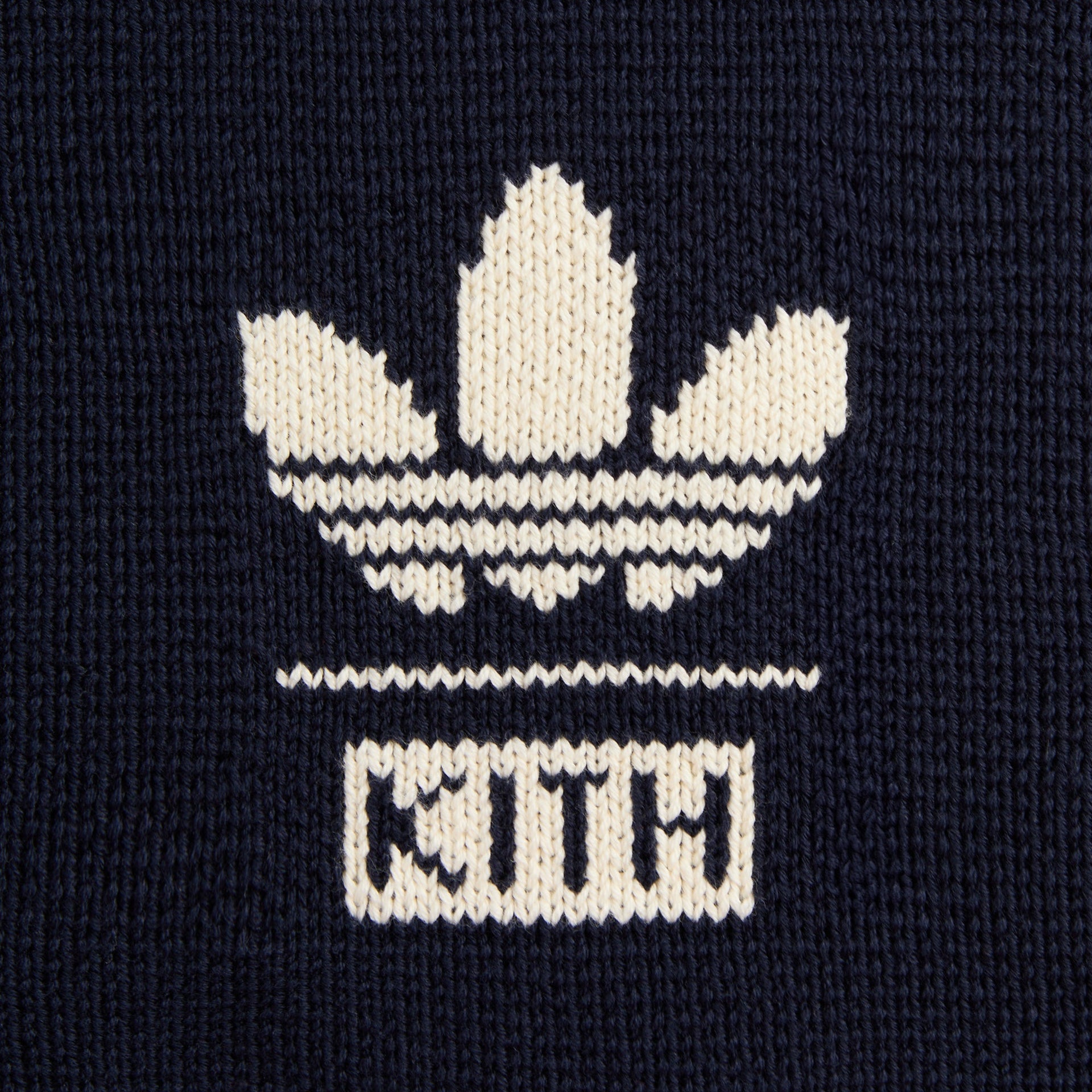 Kith for adidas Football Knit FullinZip Jacket in Legend Ink
