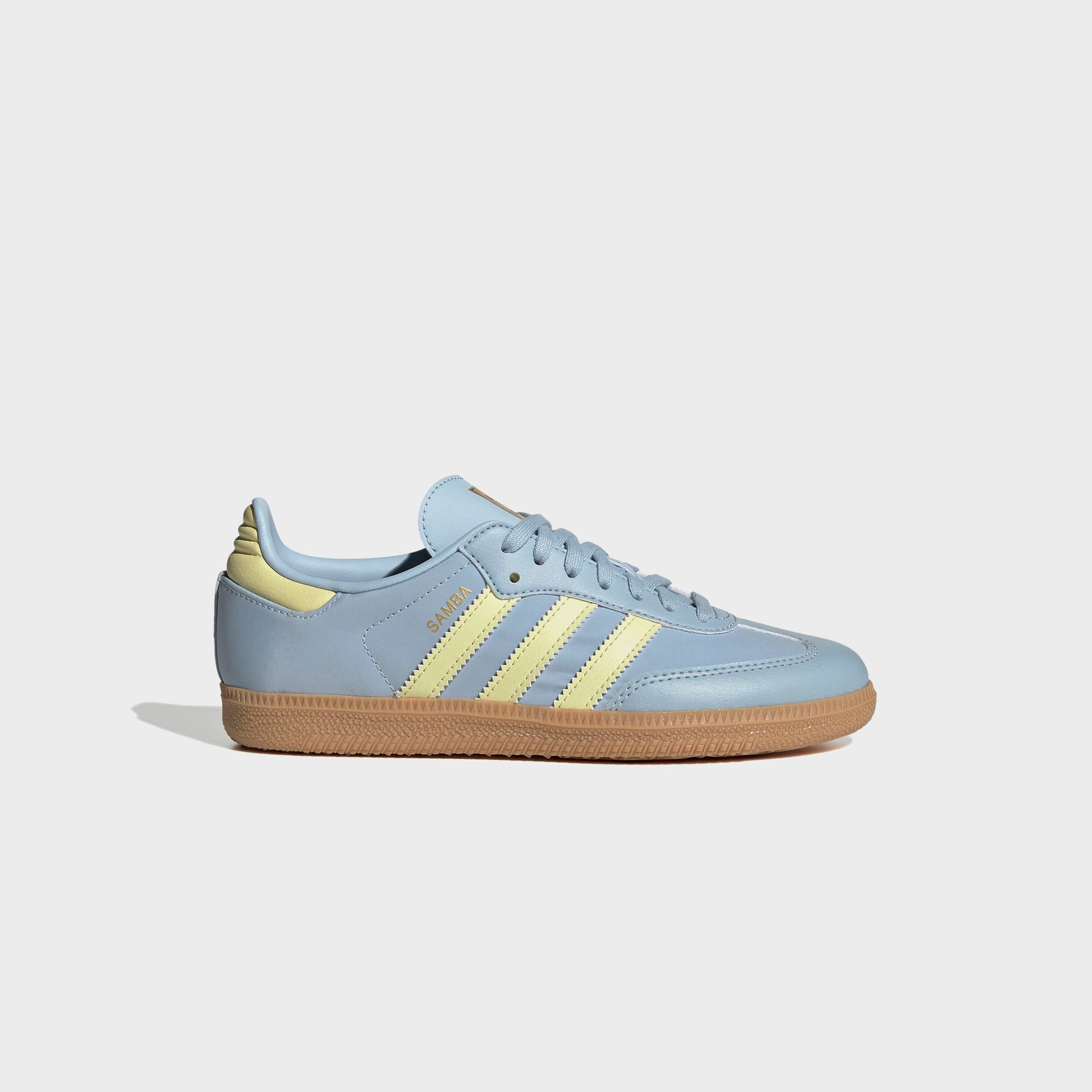 adidas Samba OG - Wonder Blue / Powder Yellow / Gum 3