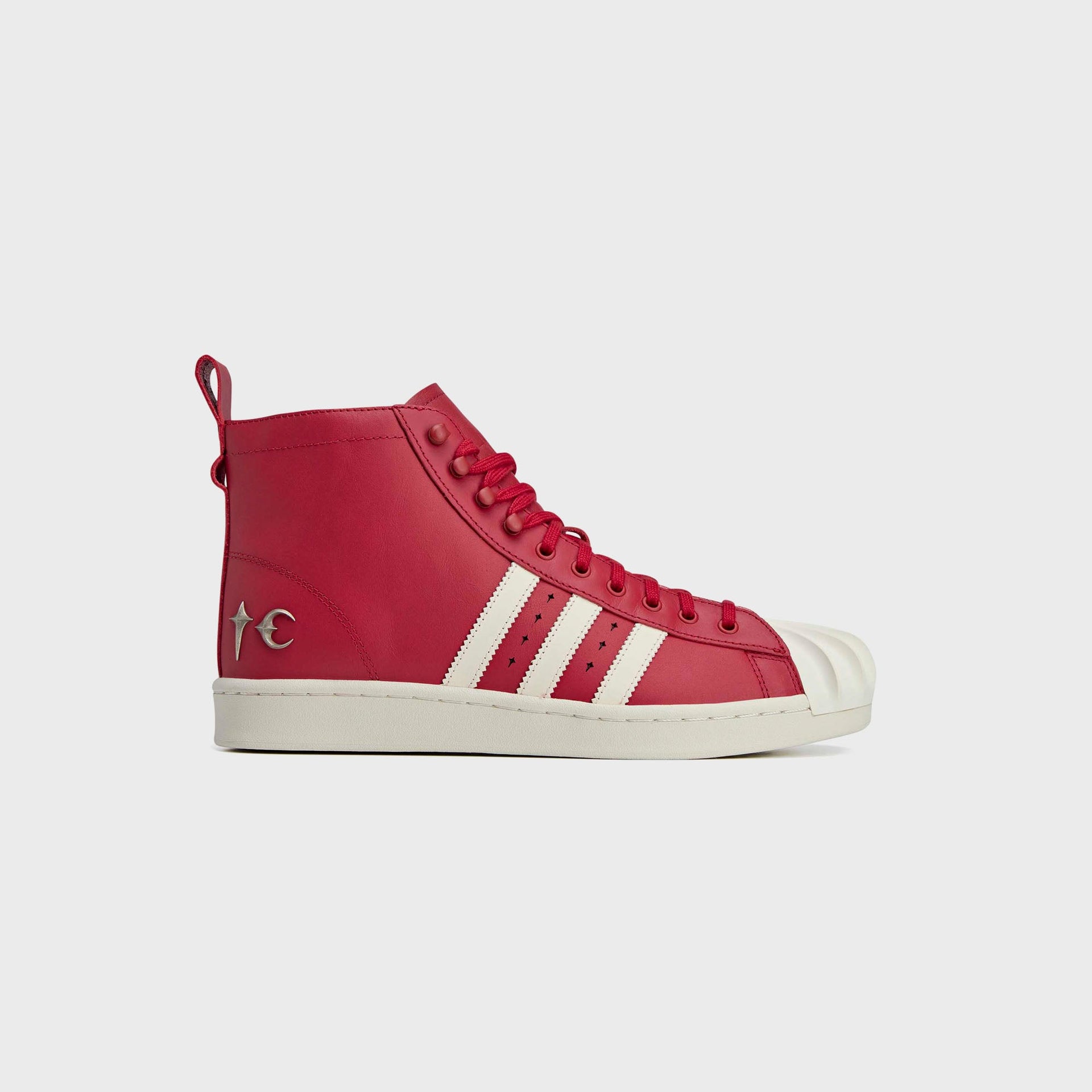 adidas x Thug Club Superstar Boot Luxe - Red / Off White / Red