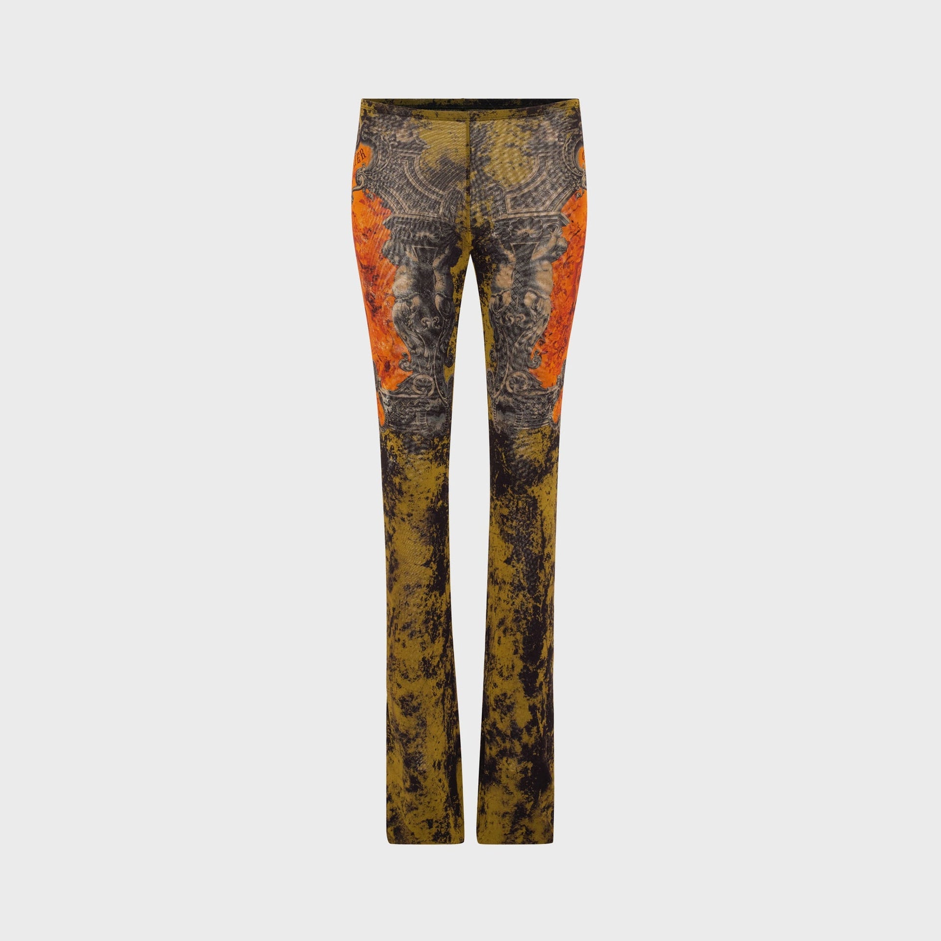 Jean Paul Gaultier Mesh Trouser - Printed Médaillon