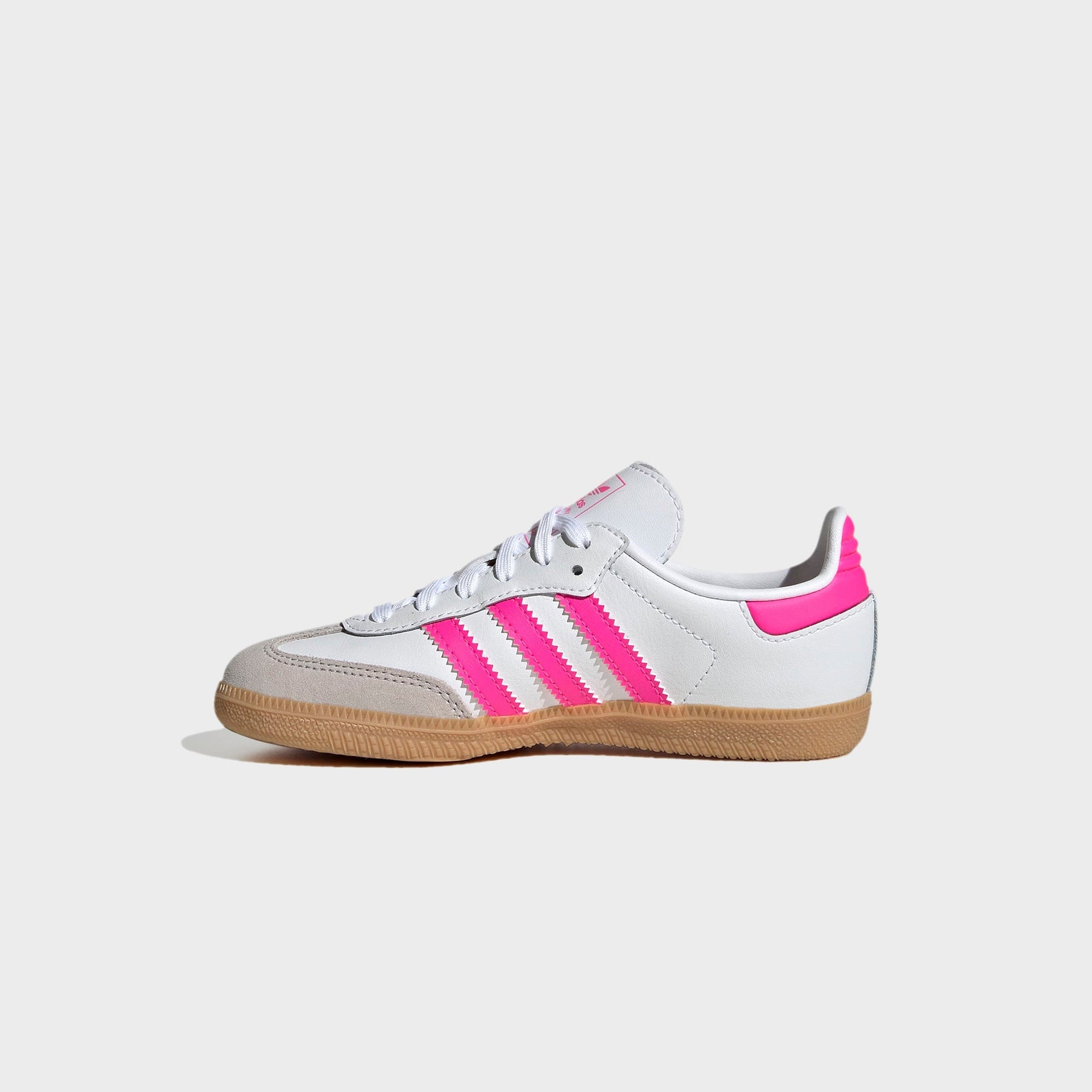 adidas Kids Samba  OG - White / Lucid Pink / Gum 3